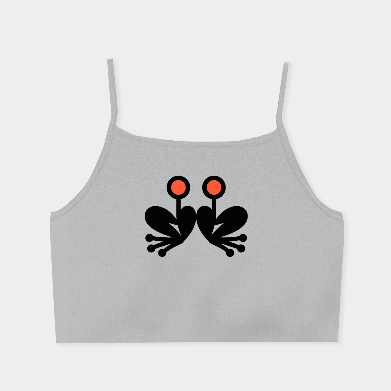 Humorous Frog Butt Lily Pad Art - Quirky Cartoon Design