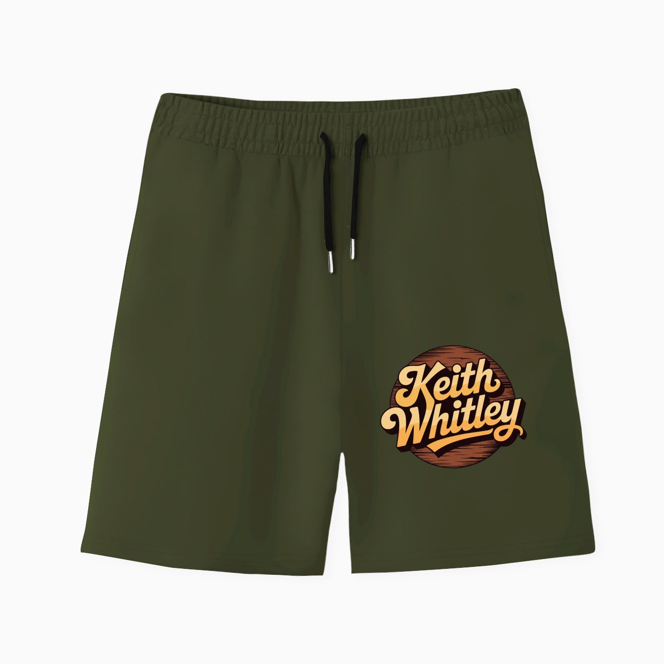 Circle Retro Keith Whitley Men's Quick-Dry Athletic Shorts