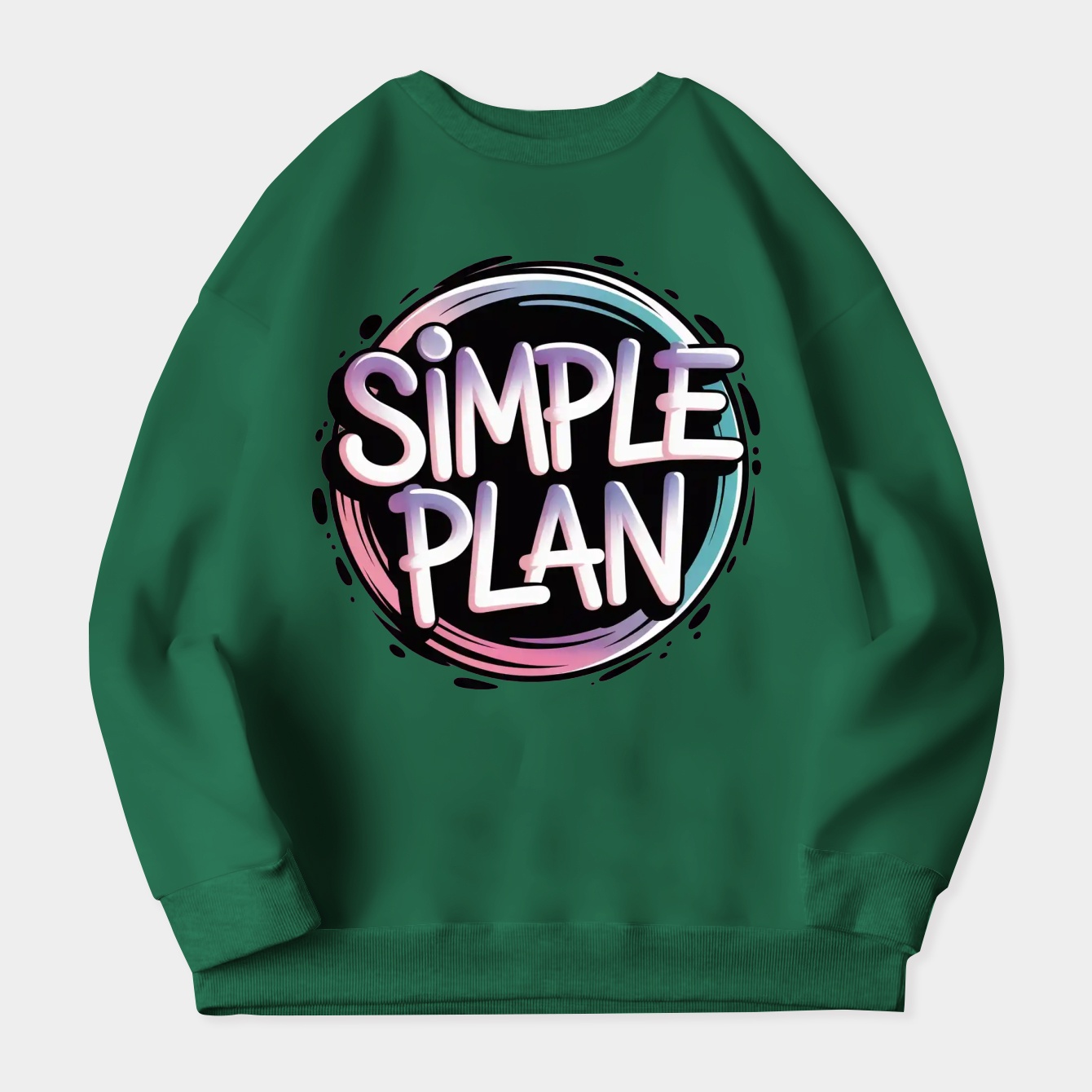 light simple Women's Plus Size Sweatshirt