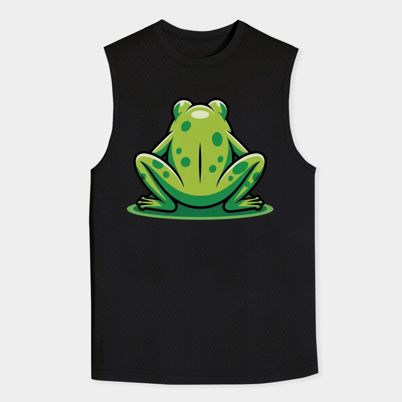 Cute Frog Butt Design Men's Big & Tall Tank Top