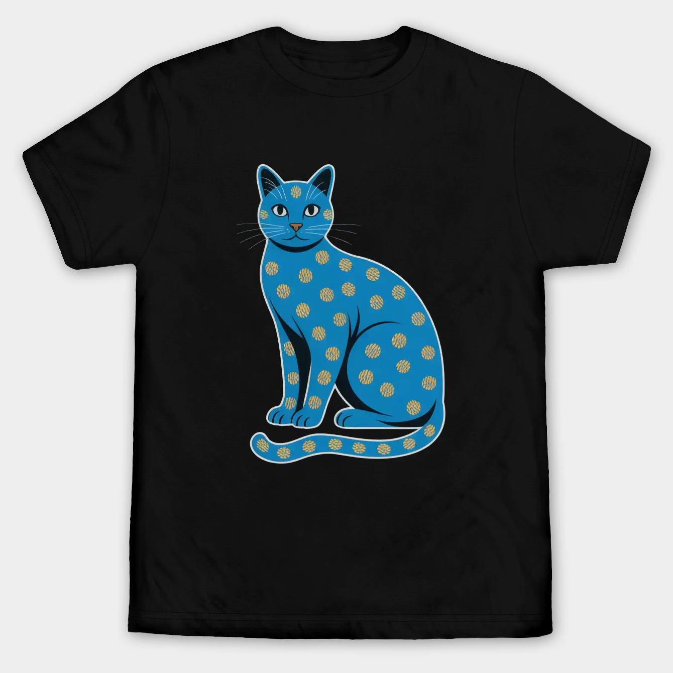 blue cat Men's Big & Tall T-shirt