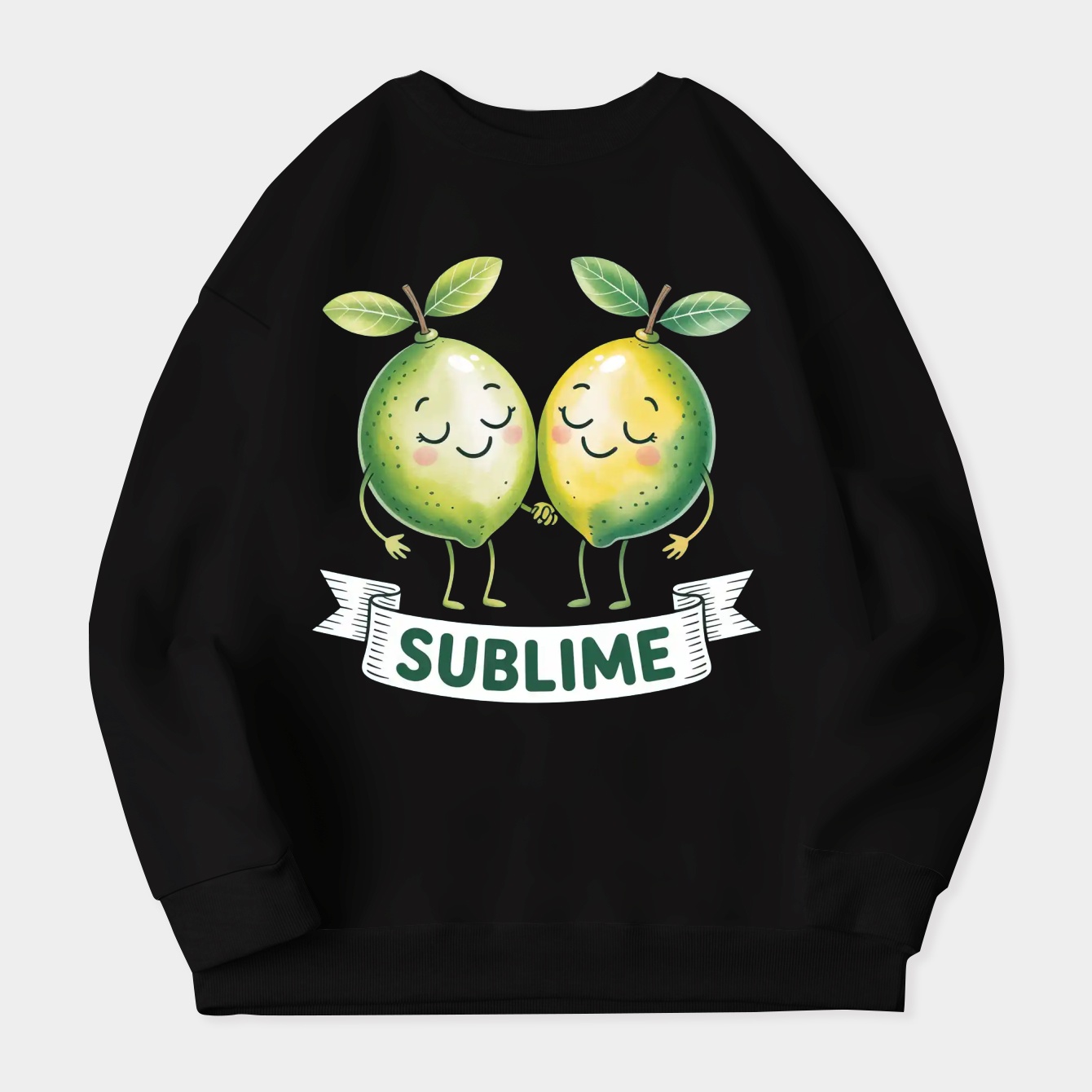 Sublime Limes Women's Plus Size Sweatshirt