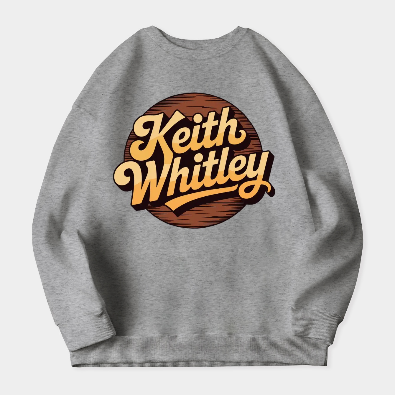 Circle Retro Keith Whitley Women's Plus Size Sweatshirt