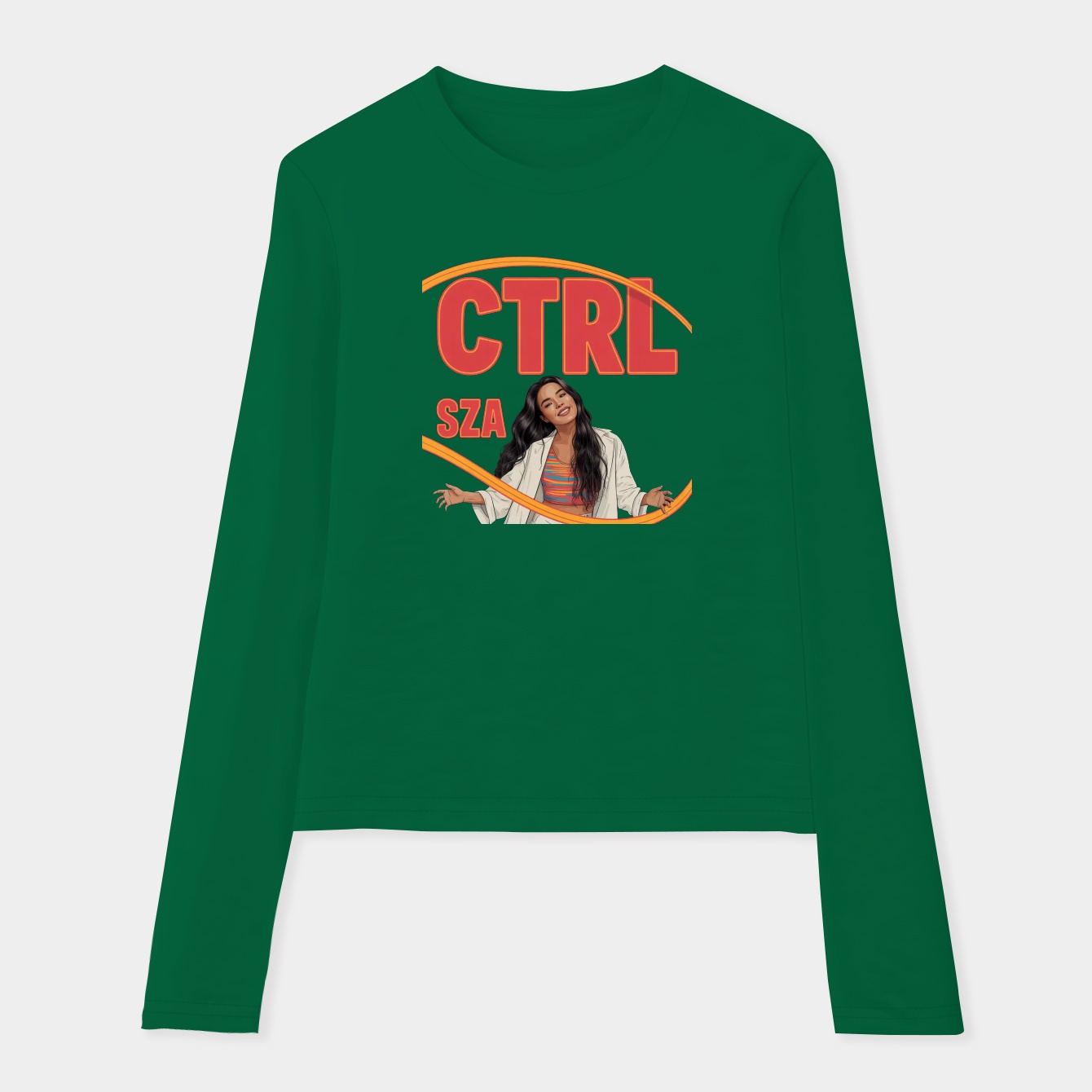 SZA Ctrl Poster Women's Soft Long Sleeve T-Shirt