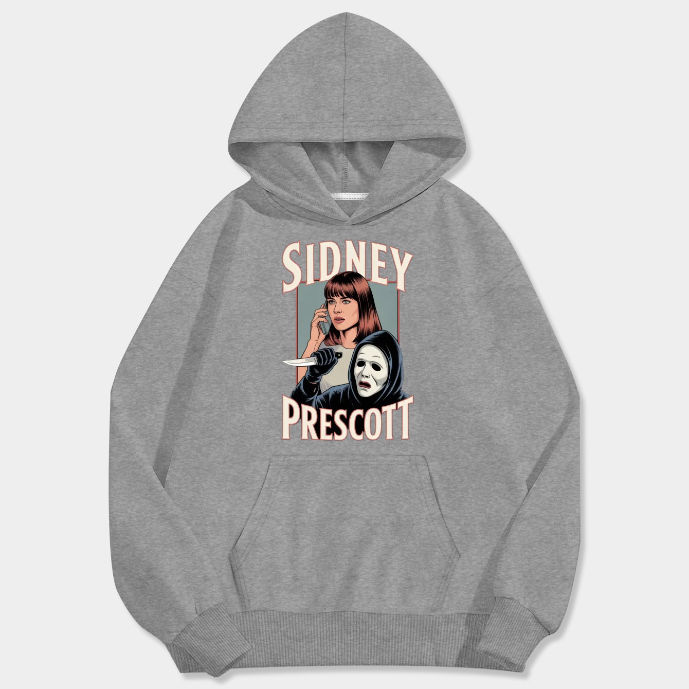 Sidney Scream Tribute Men's Big & Tall Hoodie