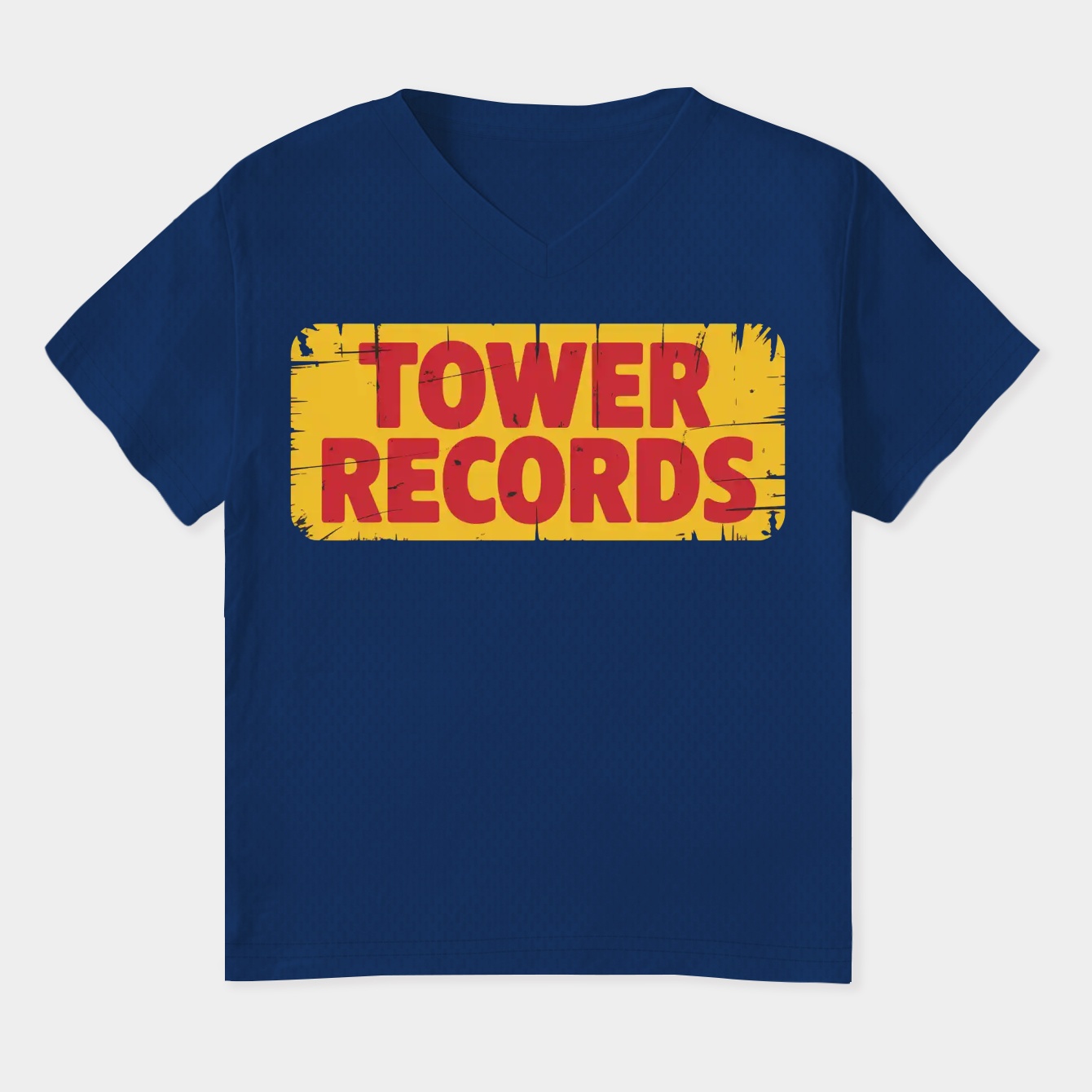 Tower Records Women's Plus Size V-Neck T-Shirt