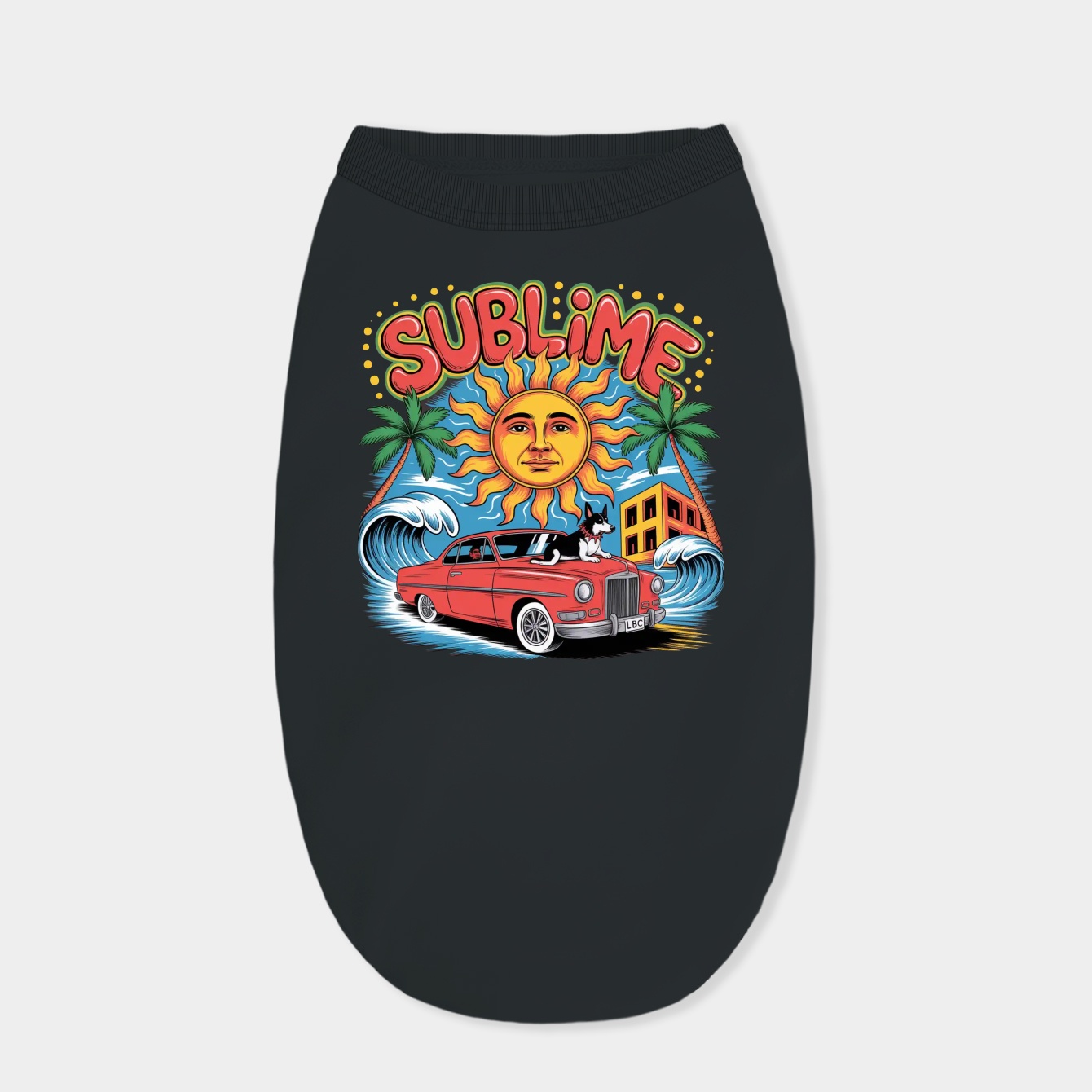 Sublime Red Car Dog Shirt