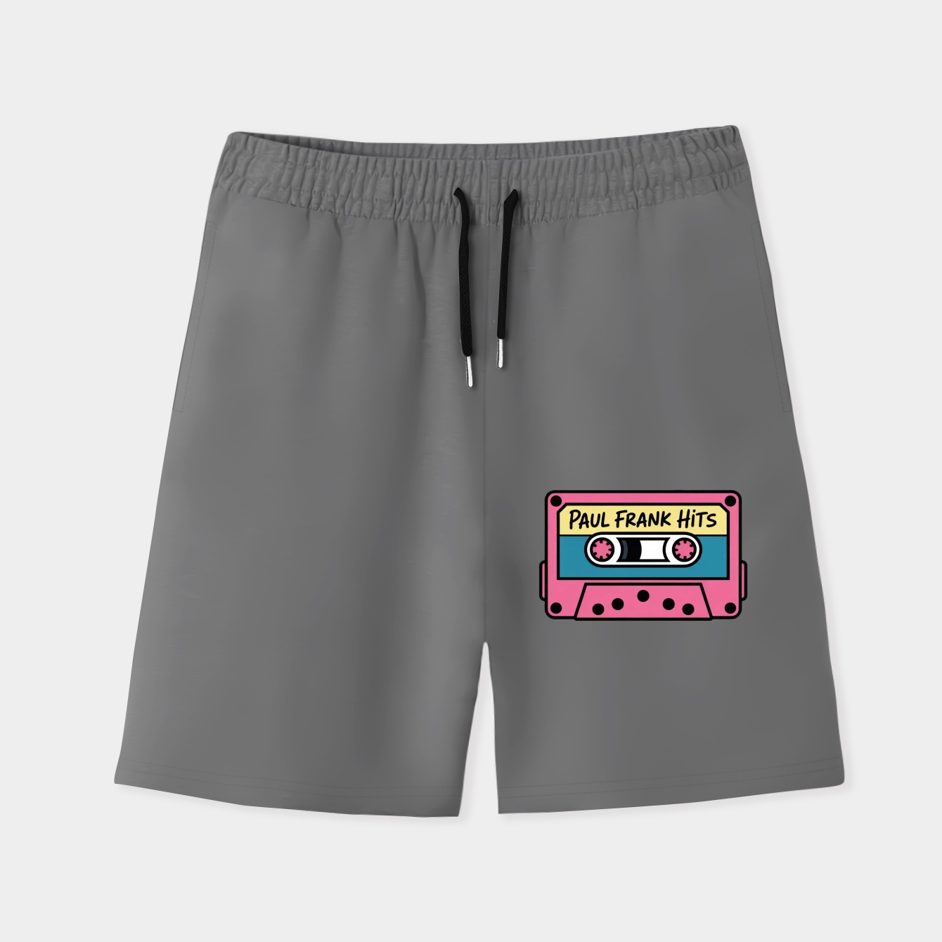 Paul Frank Pink Mix Tape Slides Men's Quick-Dry Athletic Shorts