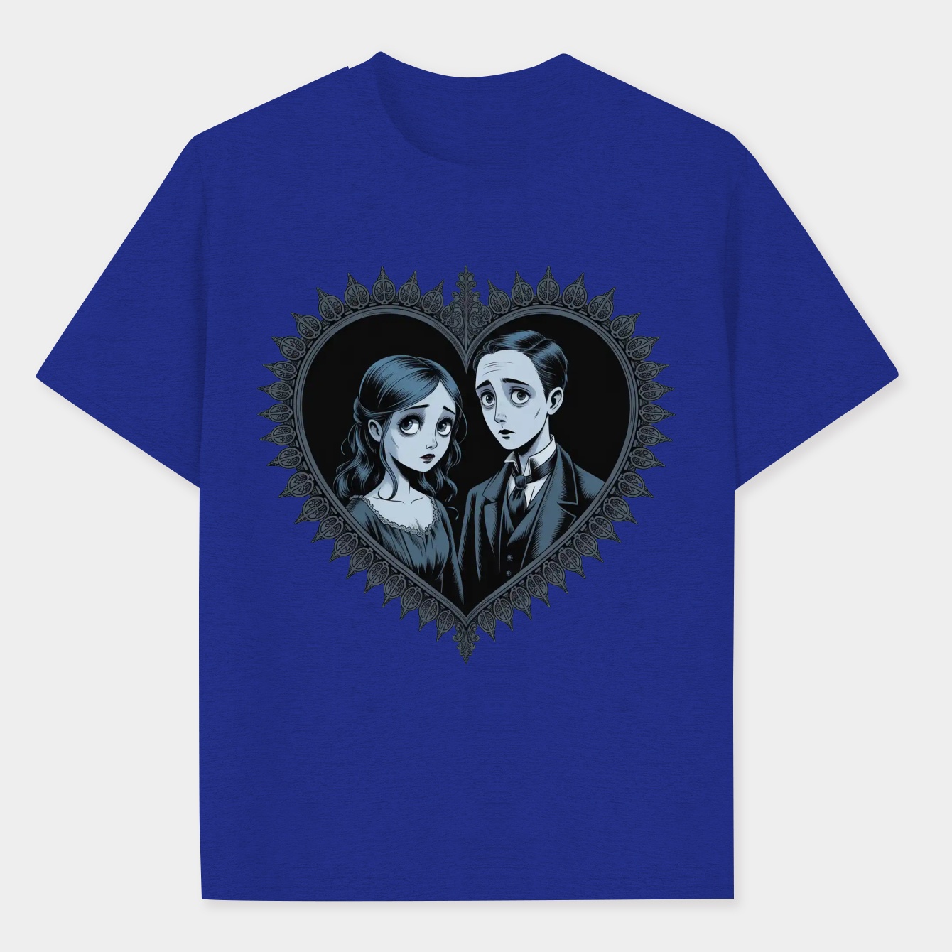 Corpse bride emily and victor gothic heart