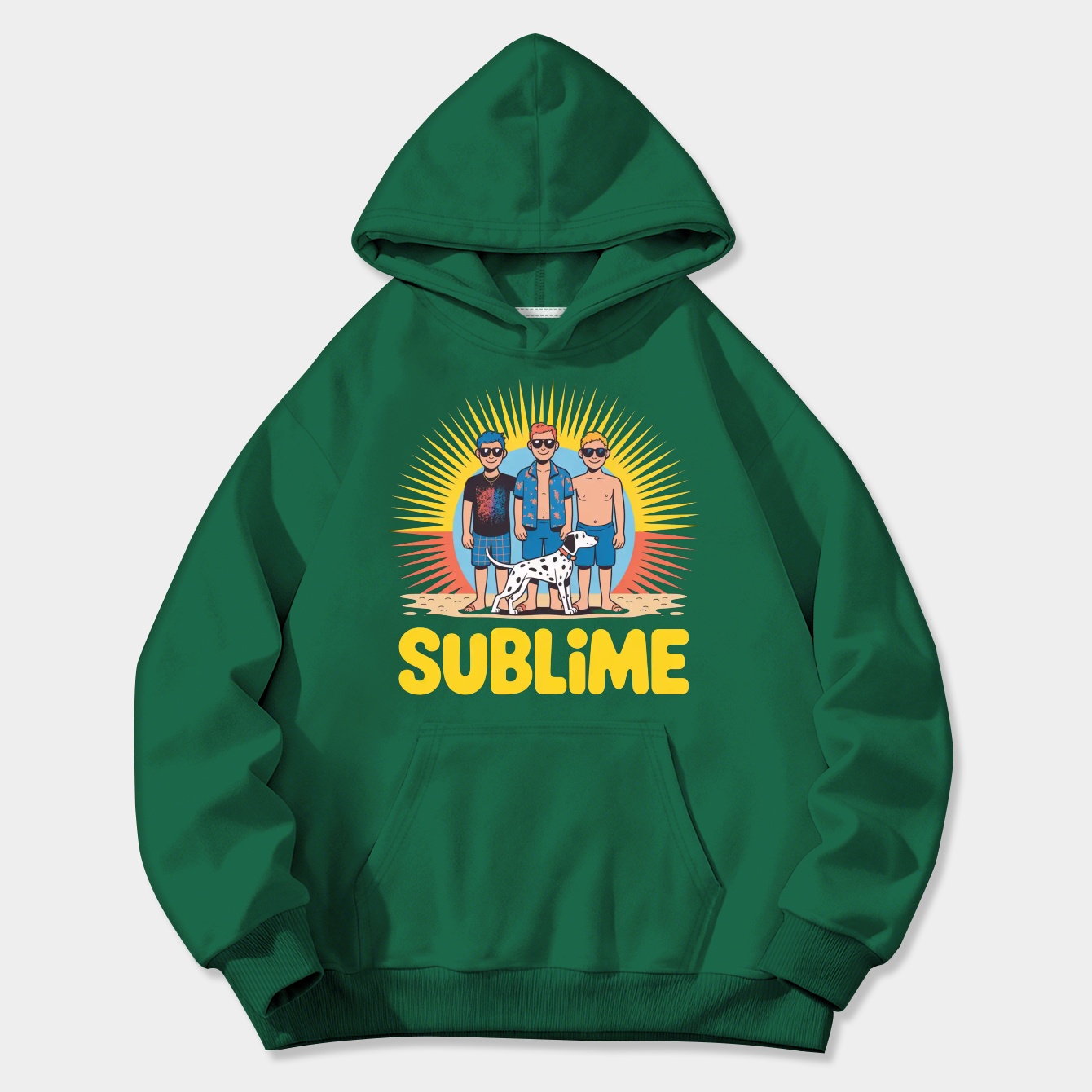 Sublime Sunshine Vibes Women's Plus Size Hoodie