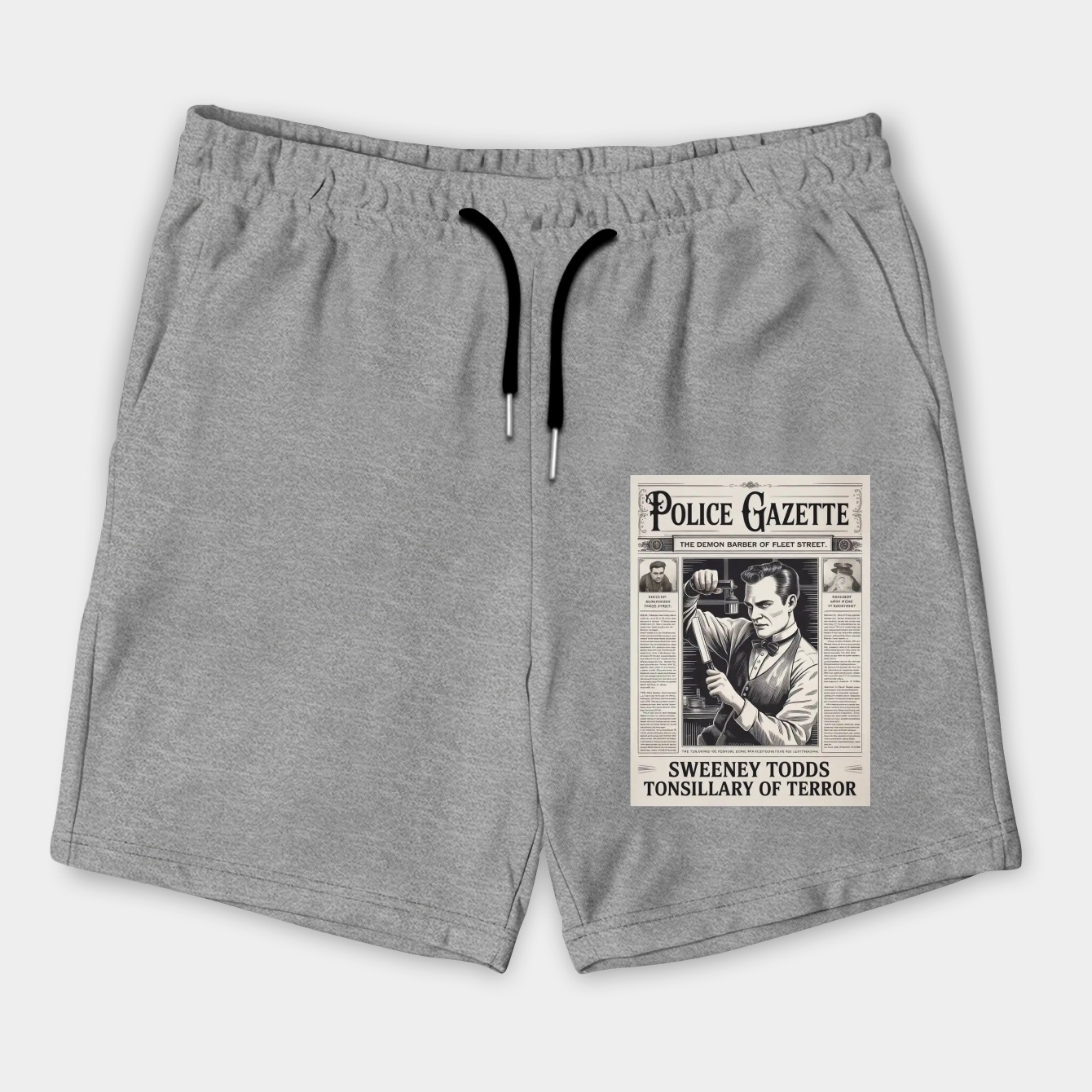 Sweeney Todd Newspaper Men's Shorts