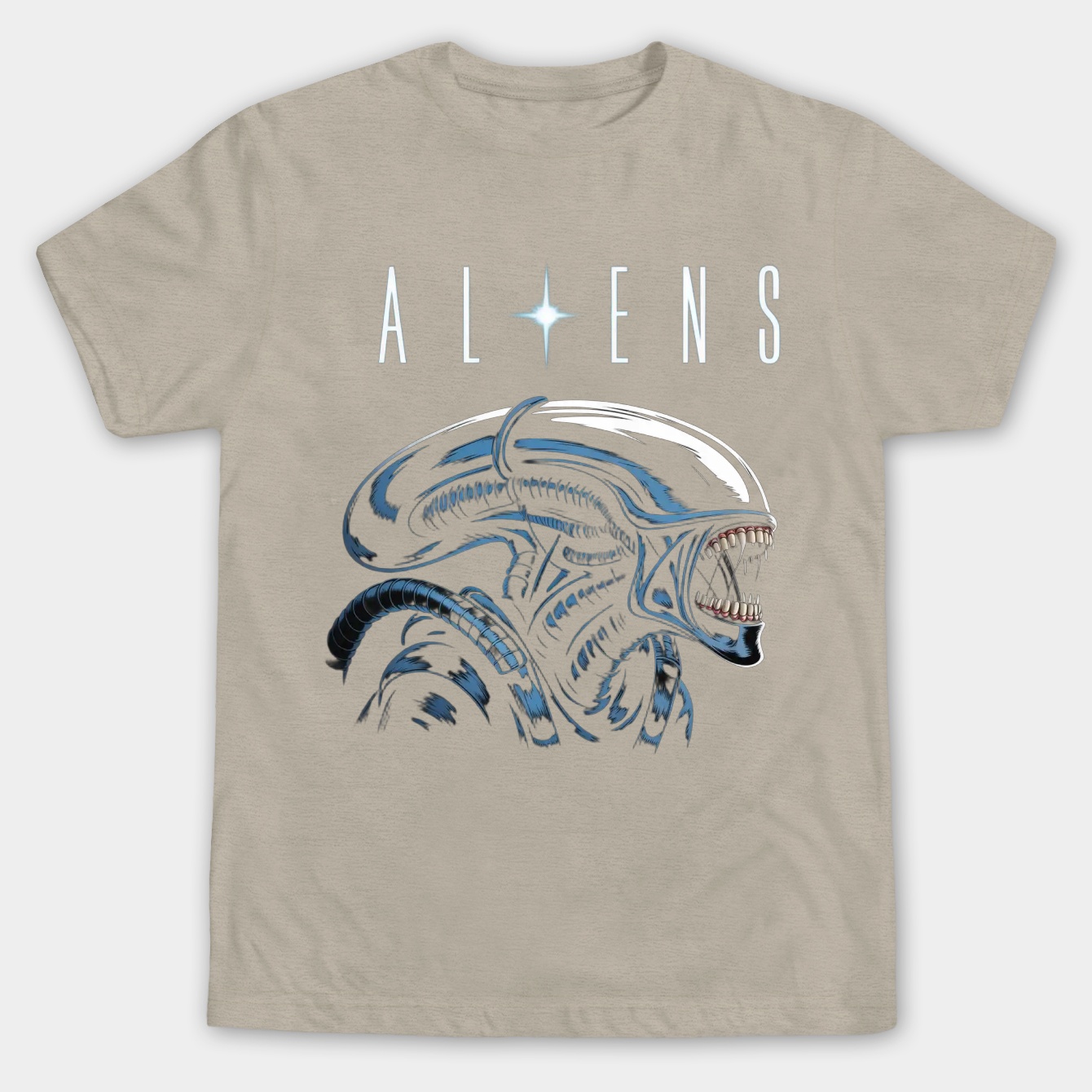Aliens Queen Alien Men's Big & Tall T-shirt