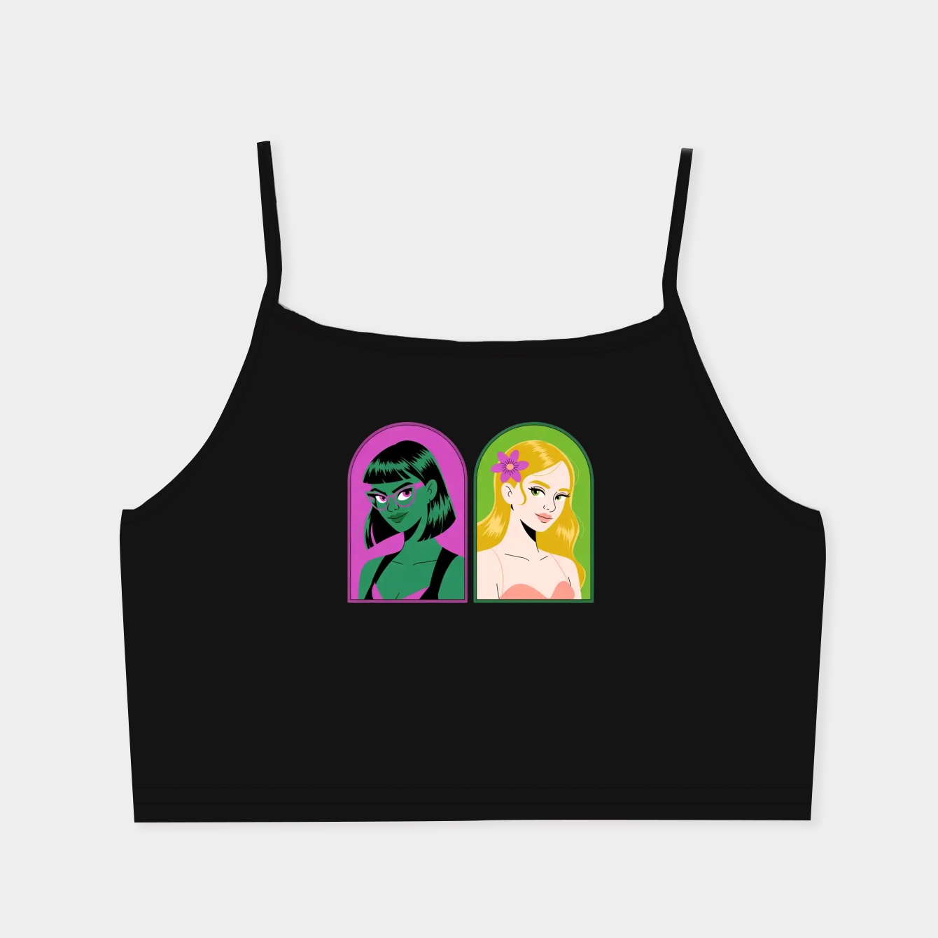 For Good Women's  Spaghetti Strap Tank Top