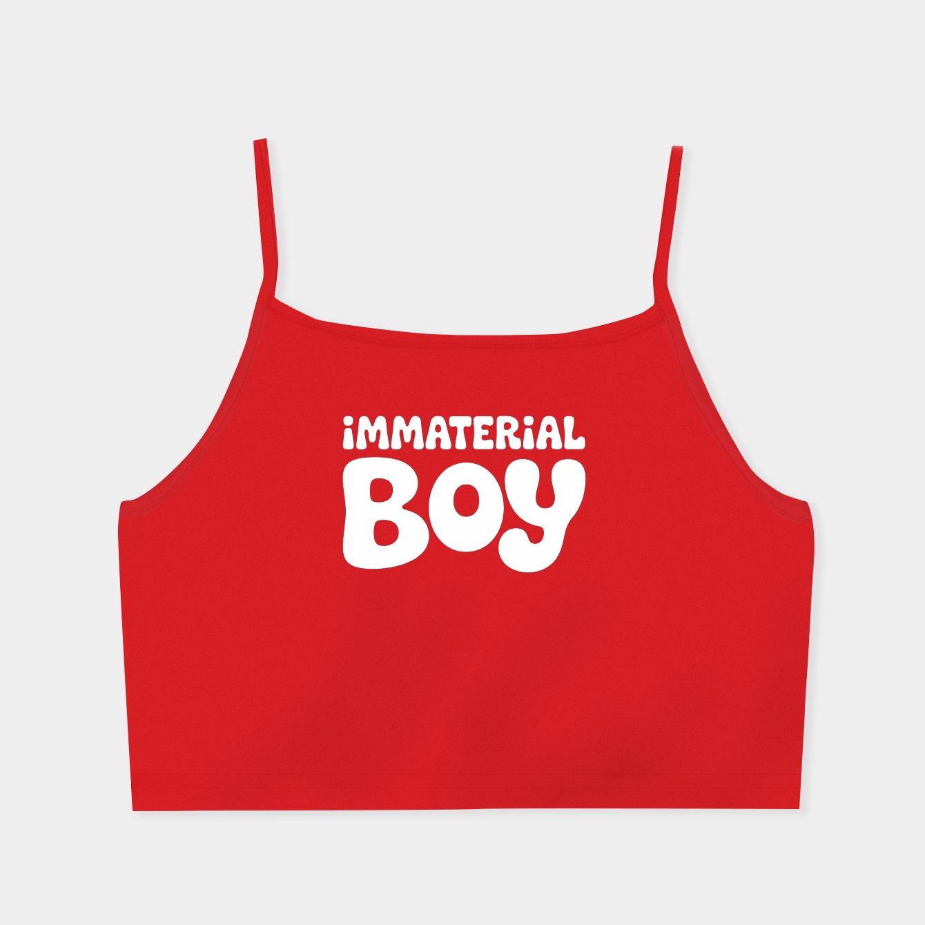 IMMATERIAL BOY Women's  Spaghetti Strap Tank Top