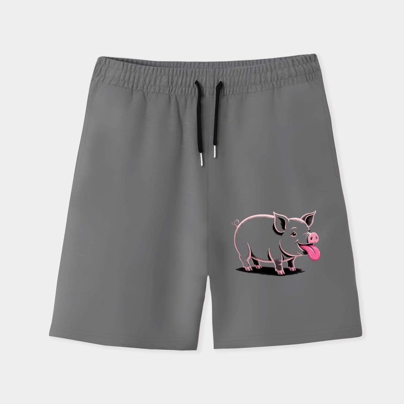 moo deng Men's Quick-Dry Athletic Shorts