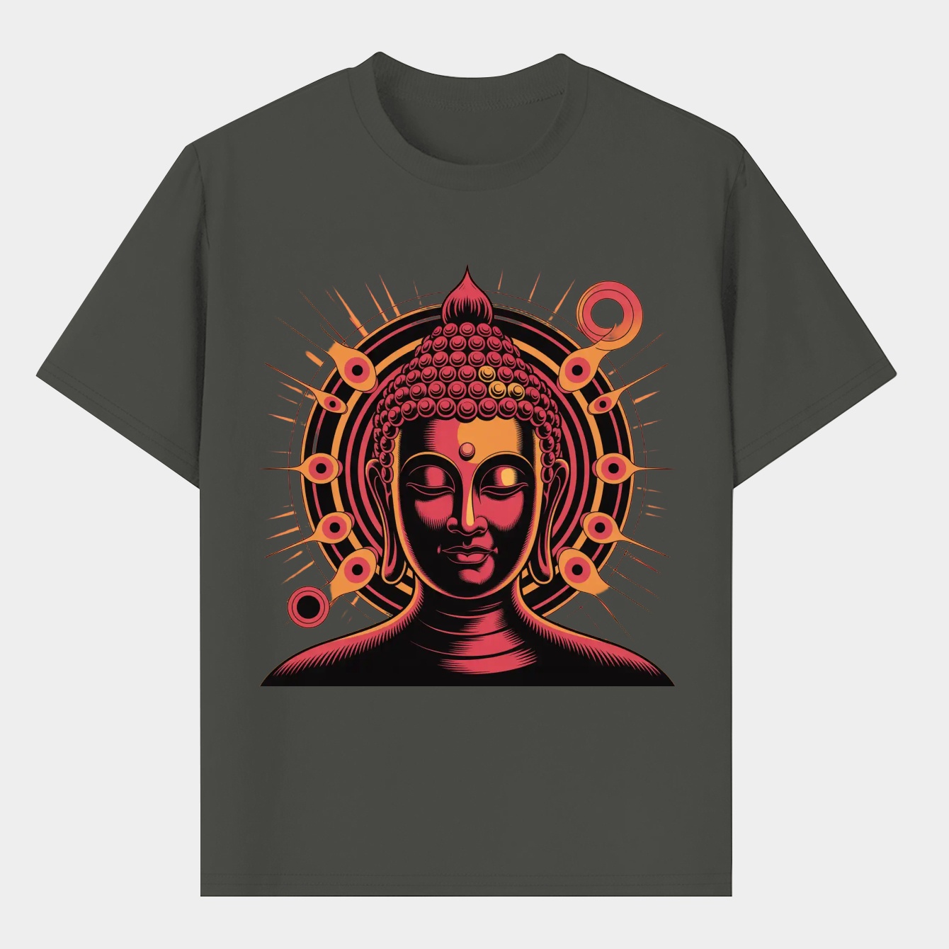 Psychedelic Surreal Buddha Men's T-Shirt