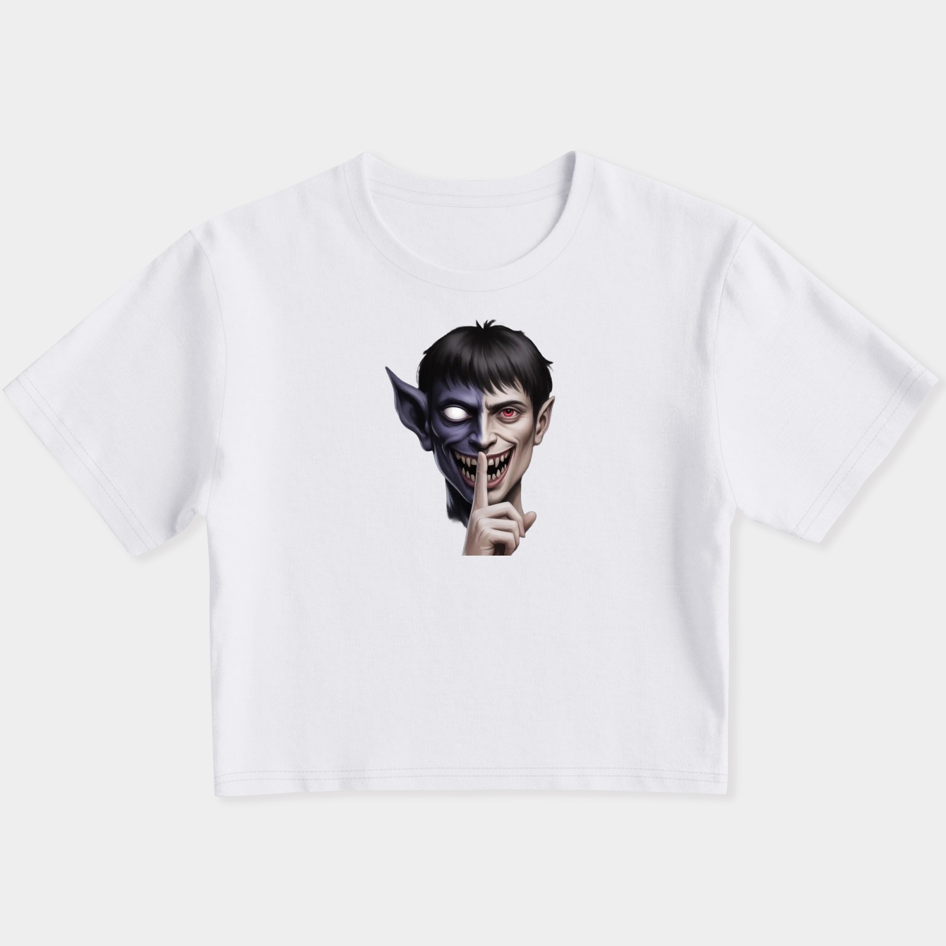 Corpse husband Women's Slim Fit Baby Tee