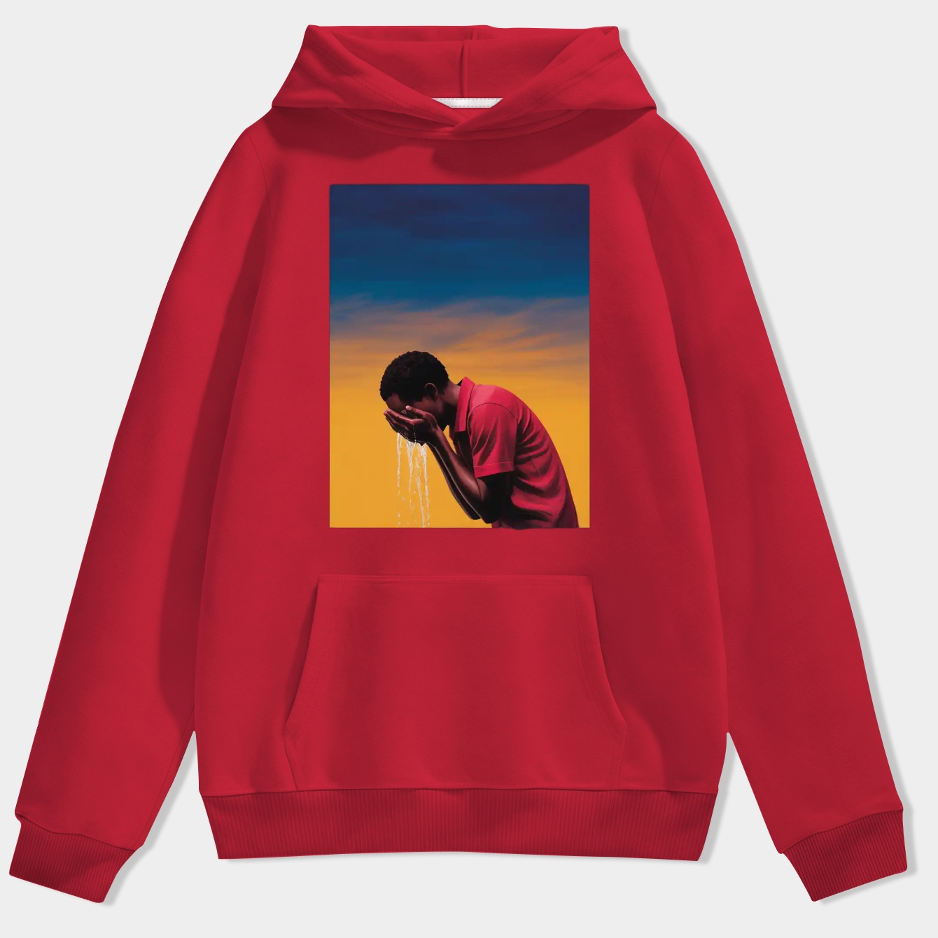 Alpha wann Poster Men's Hoodie