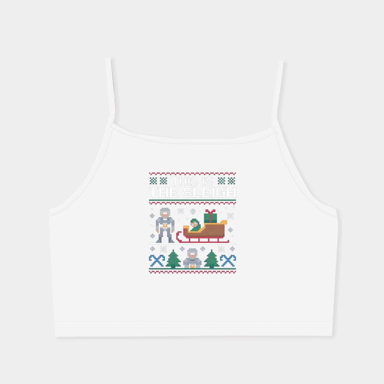 This is the sleigh Women's  Spaghetti Strap Tank Top