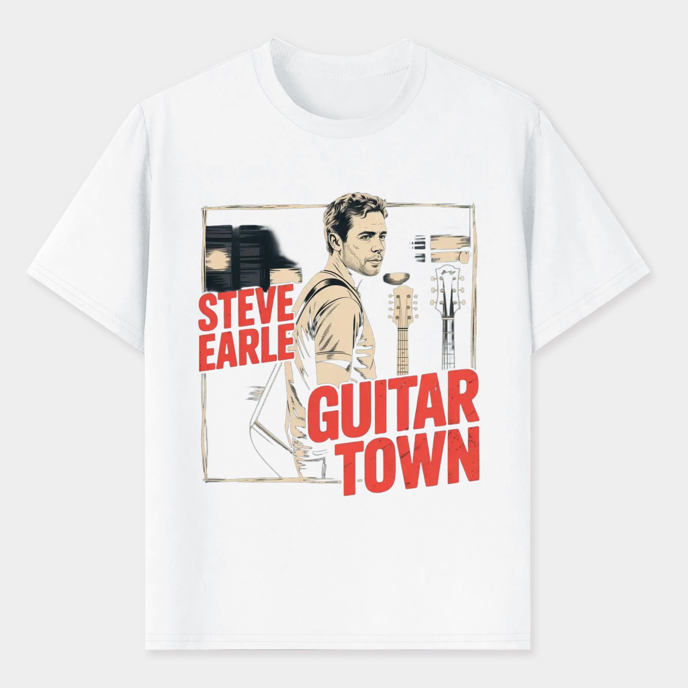 Guitar town Men's T-Shirt