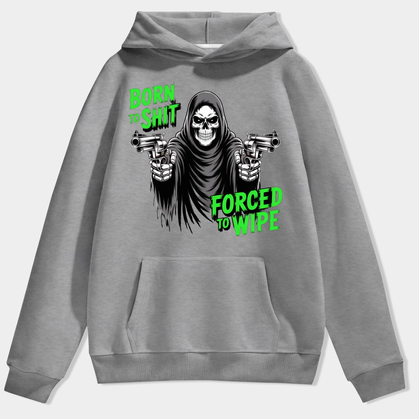 FORCED TO WIPE Men's Hoodie