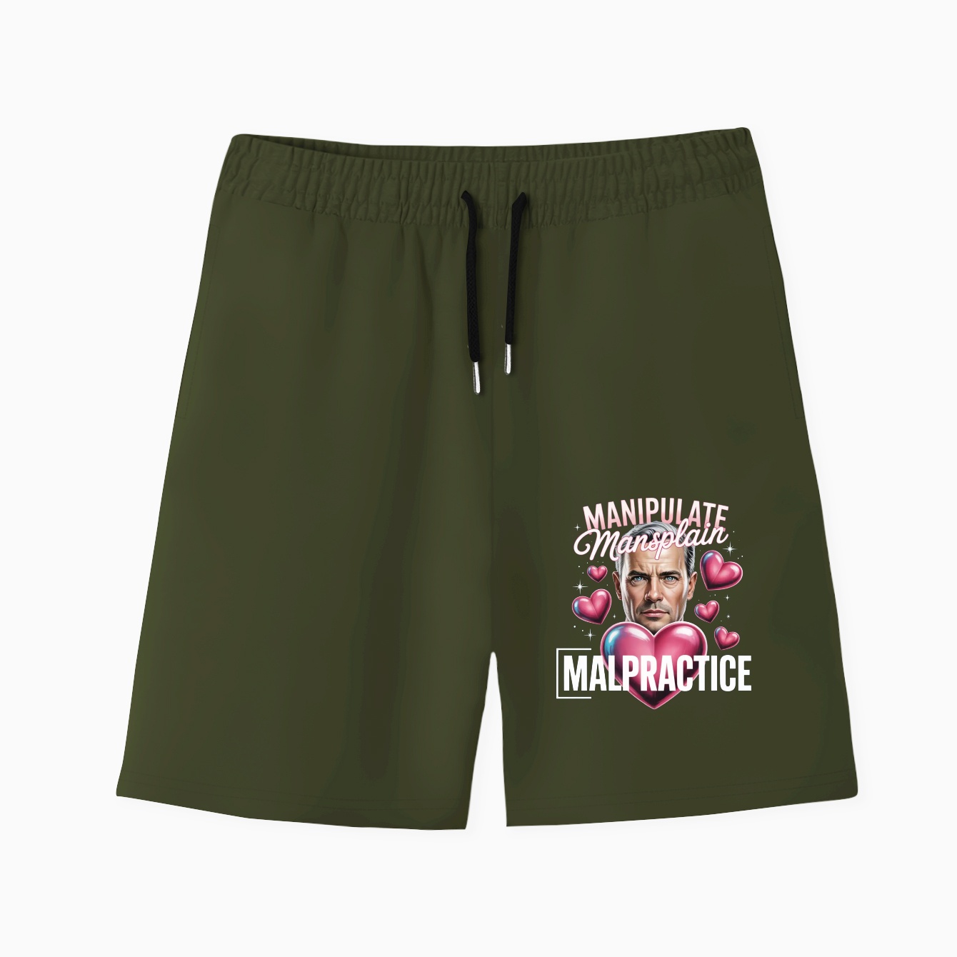Manipulate Mansplain Malpractice Men's Quick-Dry Athletic Shorts