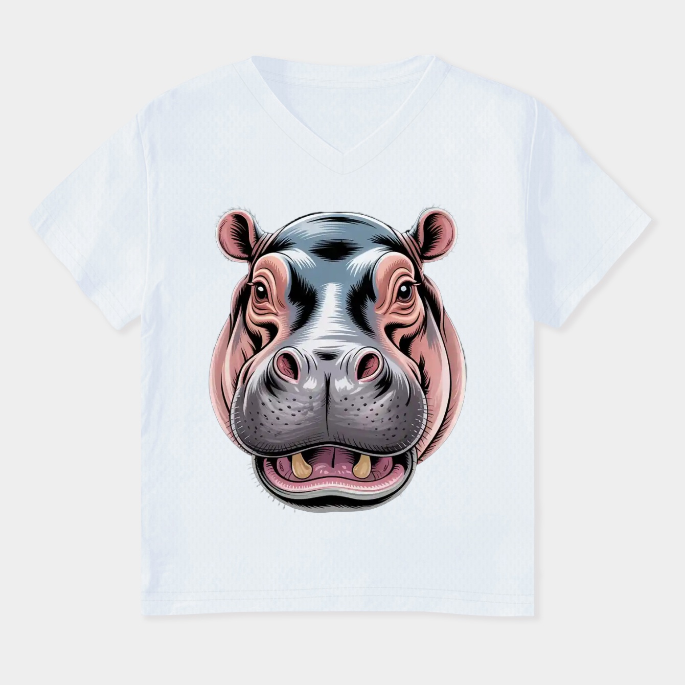 Moo Deng Women's Plus Size V-Neck T-Shirt