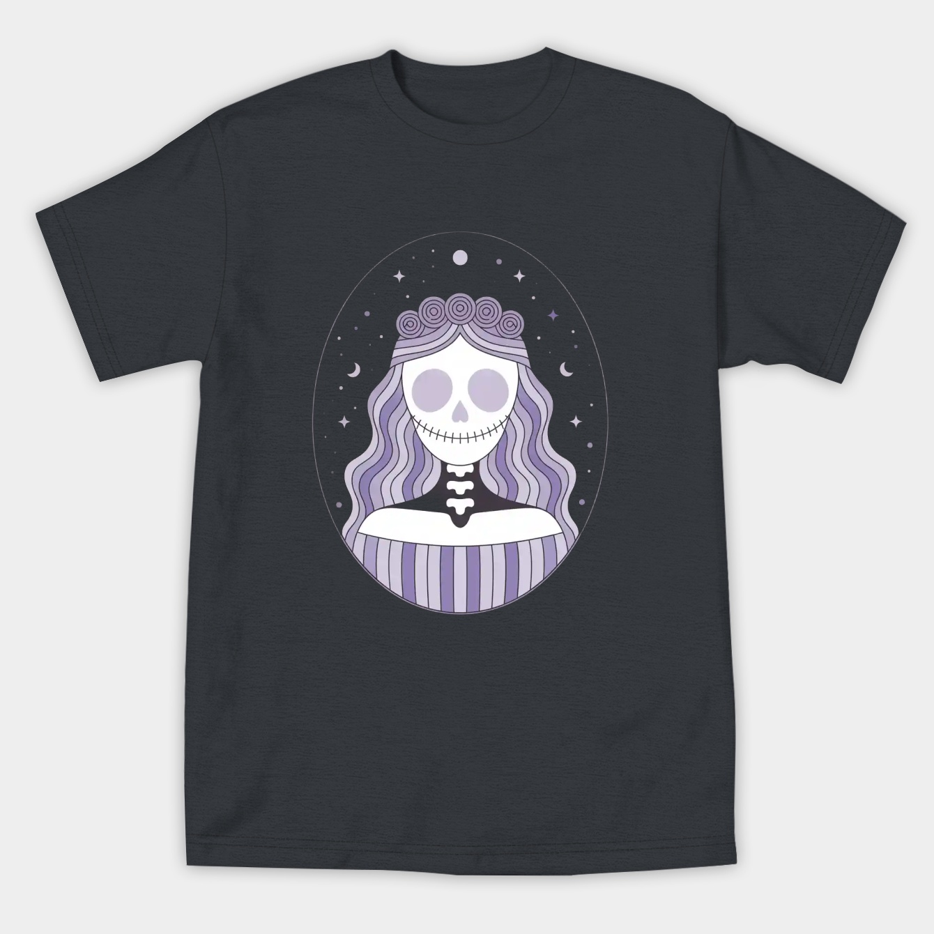 Minimalist Corpse Bride Women's Athletic Performance T-Shirt
