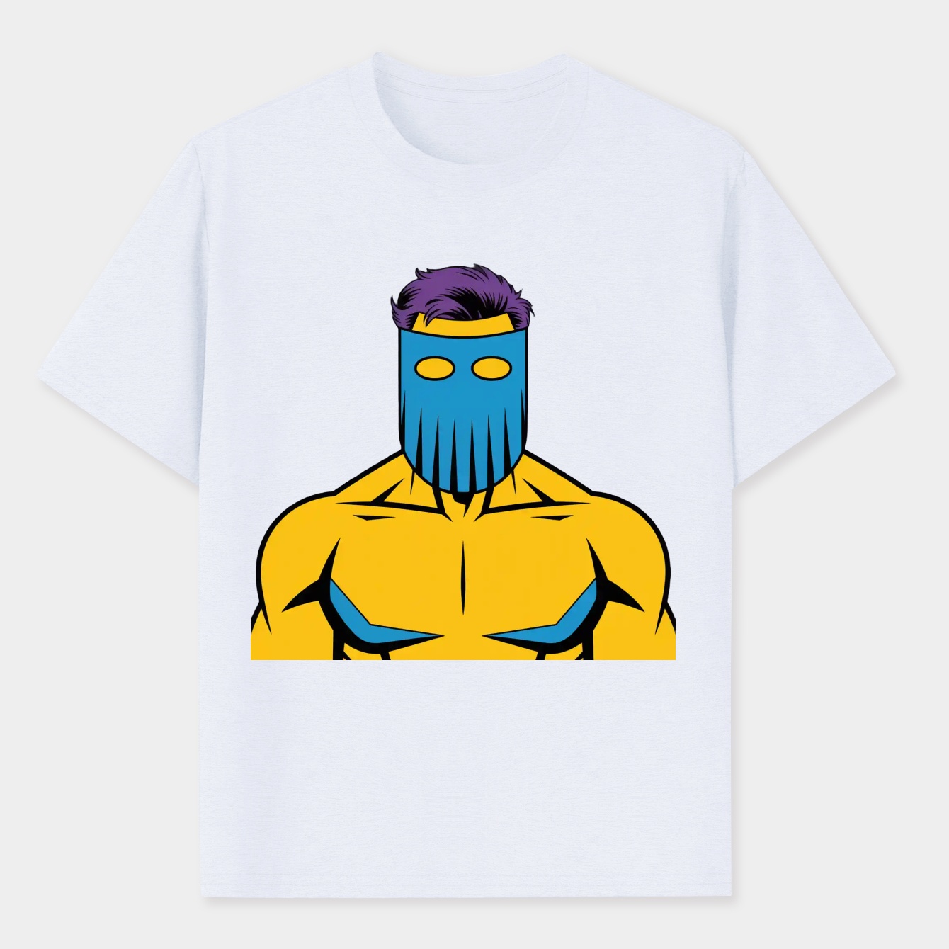 Mask invincible drawn Men's Performance Athletic T-Shirt