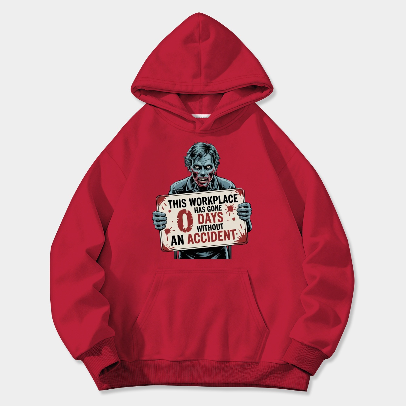 Zero Days Without Accident Women's Plus Size Hoodie