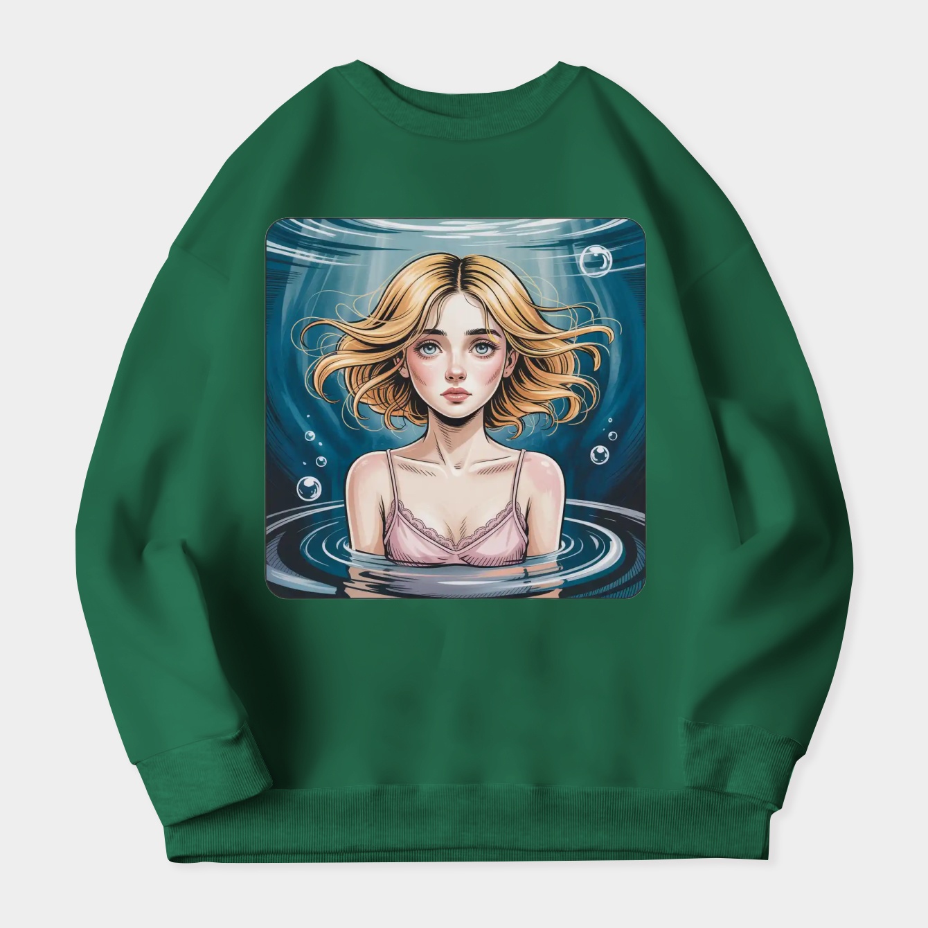 sinking witch Women's Crewneck Sweatshirt