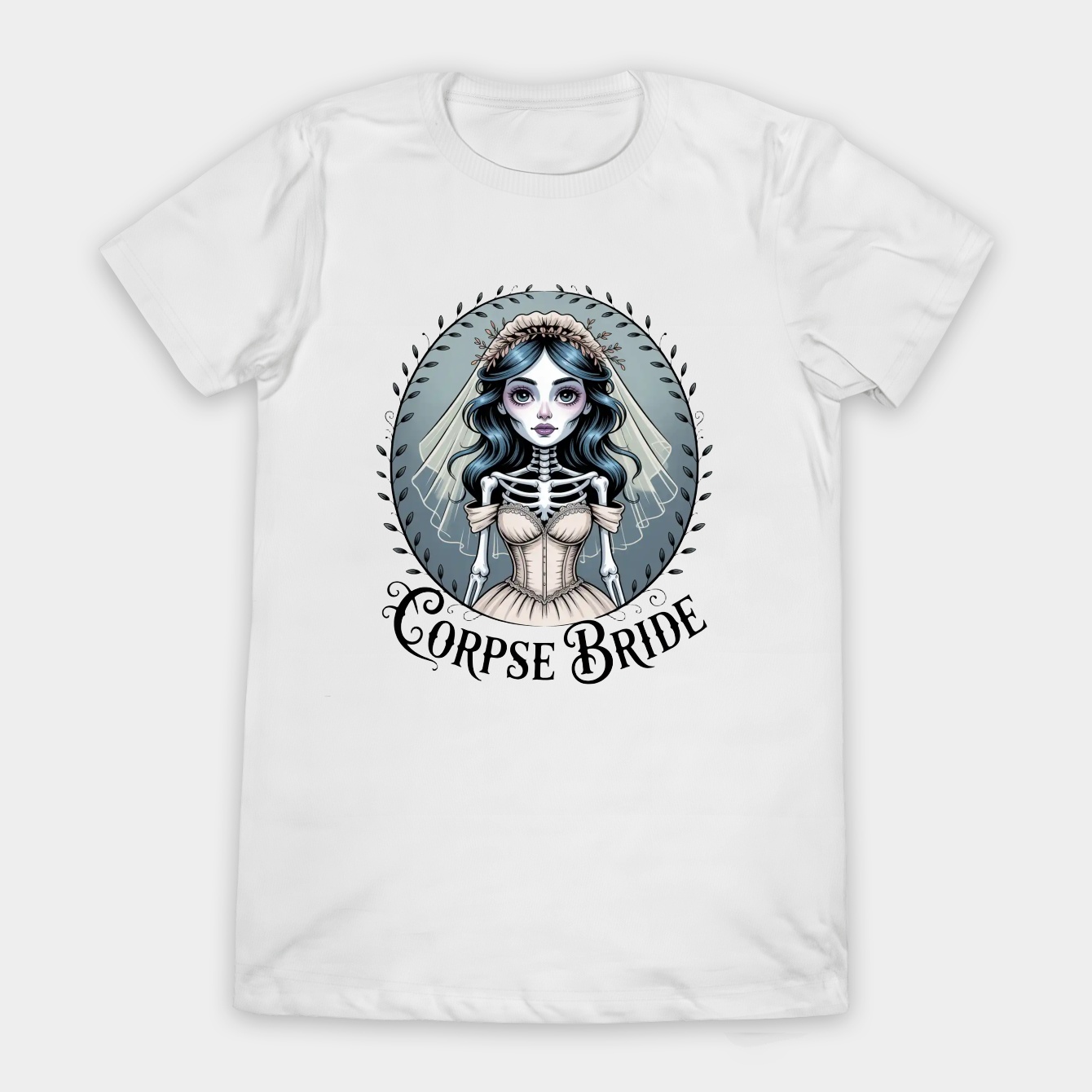 Corpse Bride Gothic Portrait Women's T-Shirt