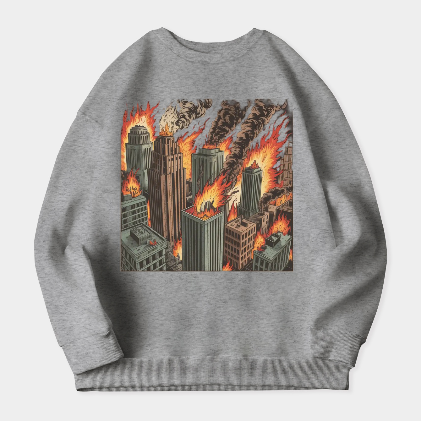 Atlanta Siege Scene 1939 War and Fire