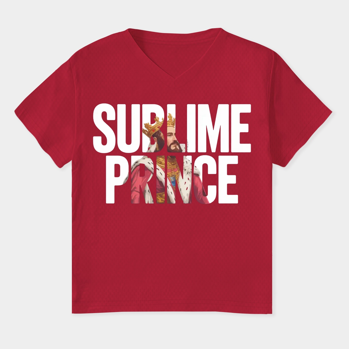 Sublime Prince Women's Plus Size V-Neck T-Shirt