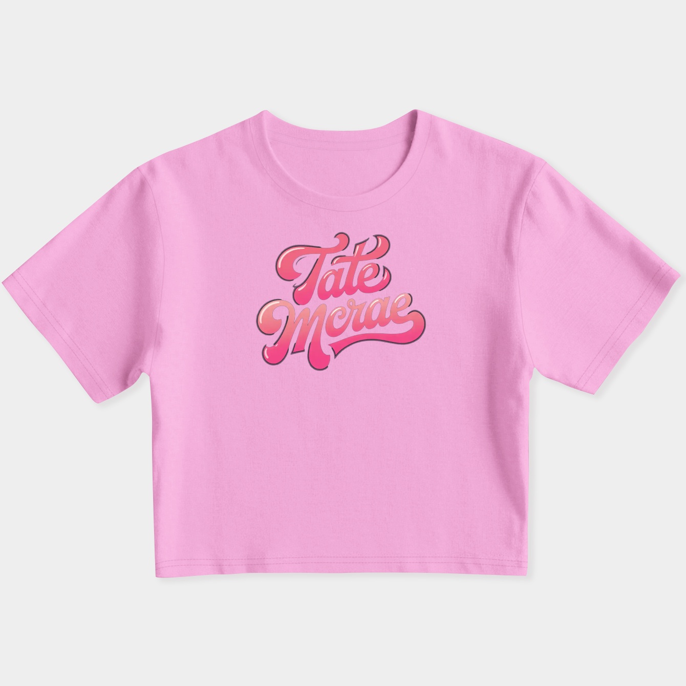 Tate McRae Women's Slim Fit Baby Tee