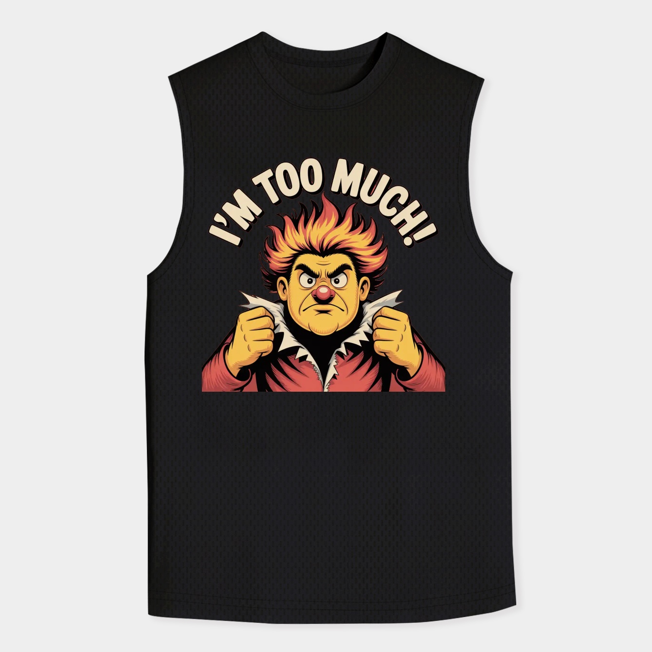 I'm Too Much! Men's Big & Tall Tank Top