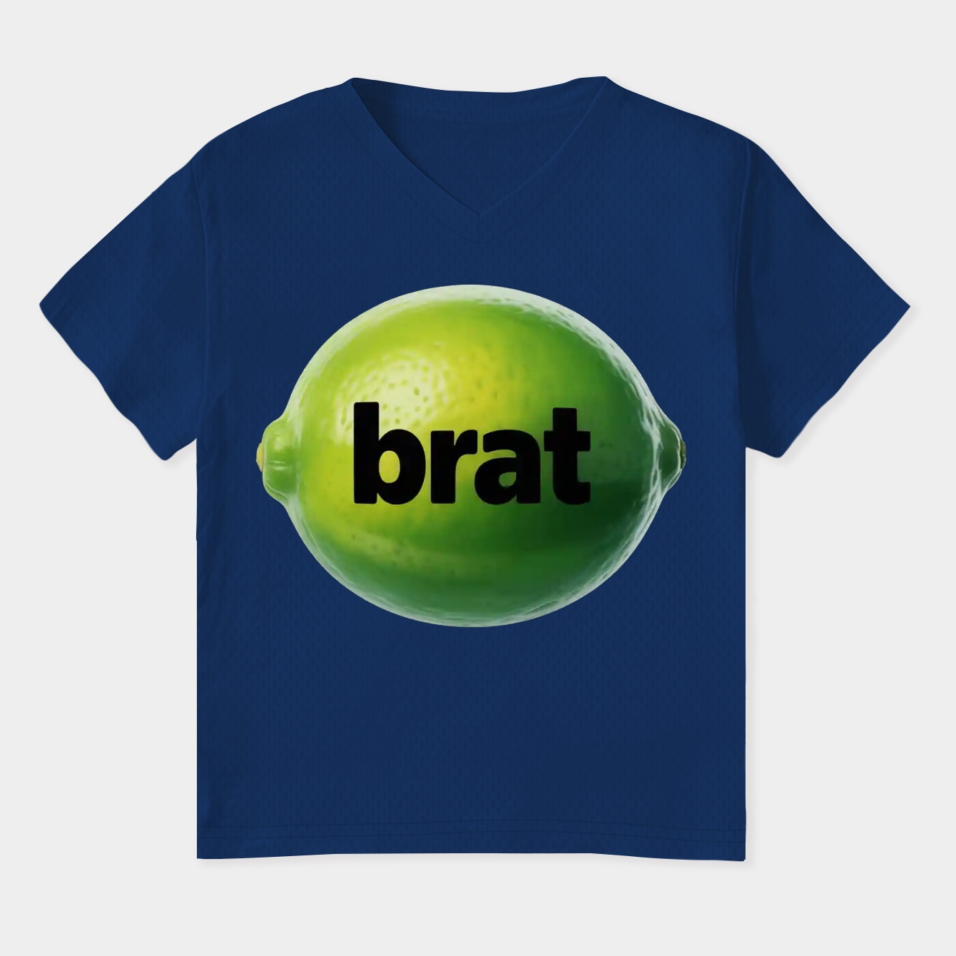 brat lime Women's Plus Size V-Neck T-Shirt