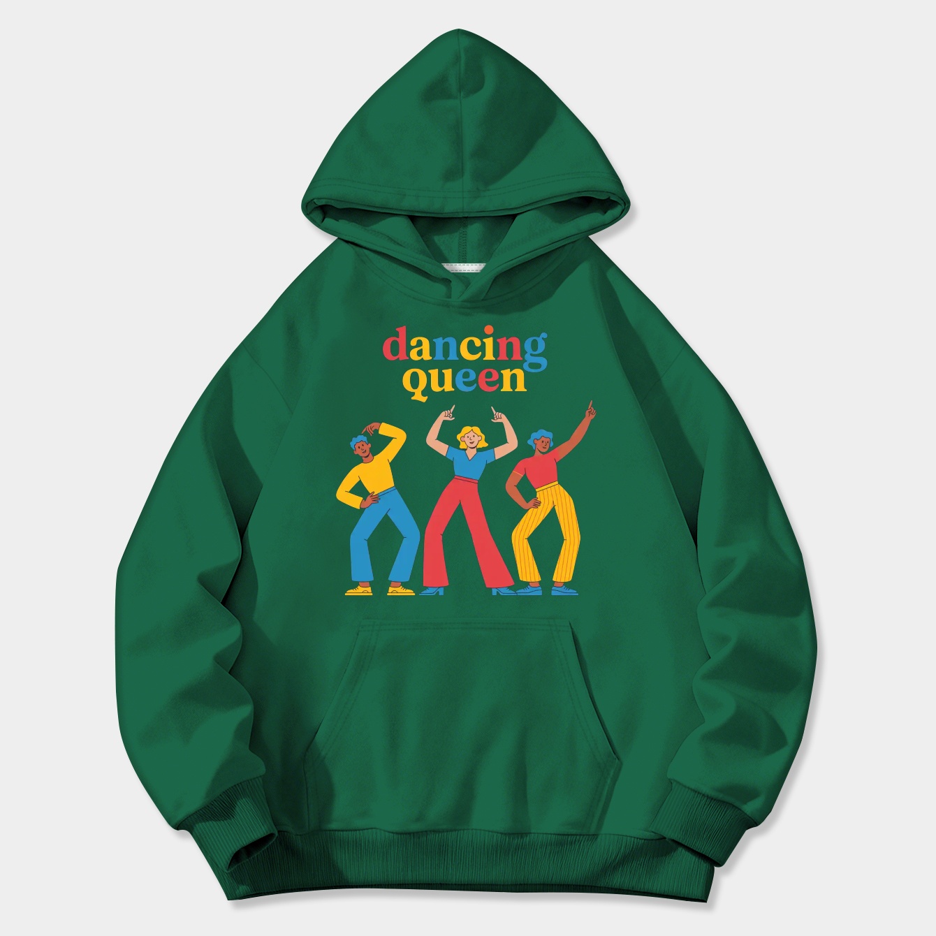 Groovy Dancing Queen Women's Plus Size Hoodie