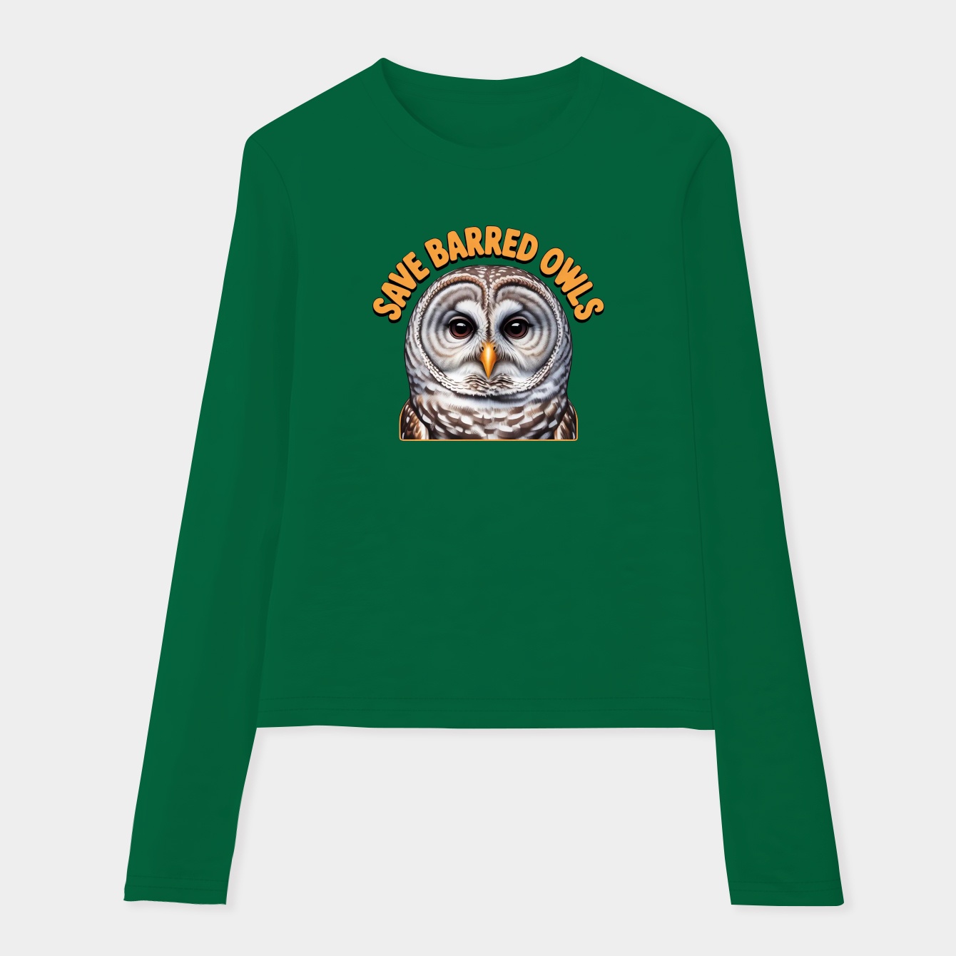 Save Barred Owls Women's Soft Long Sleeve T-Shirt
