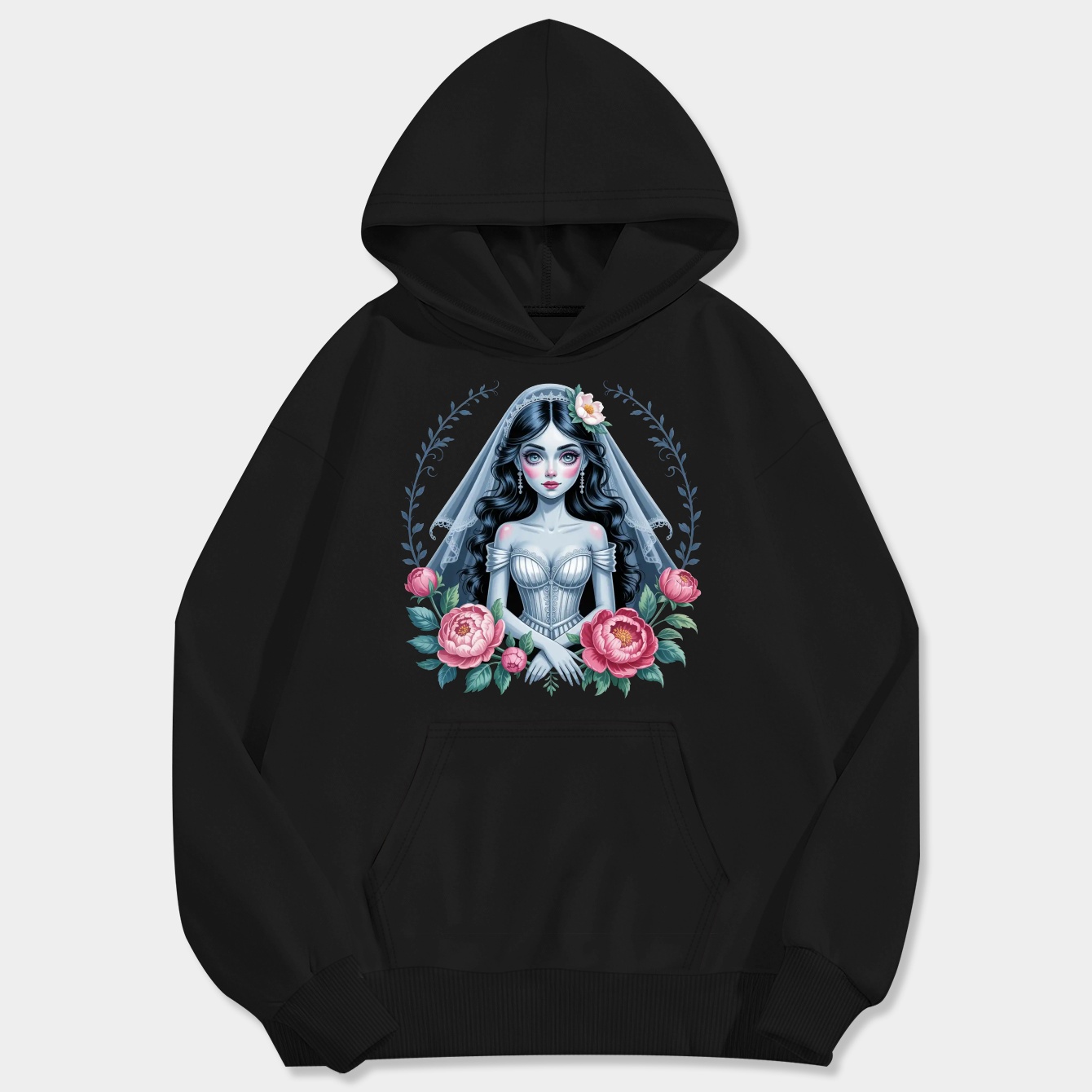 Corpse Bride Art Men's Big & Tall Hoodie