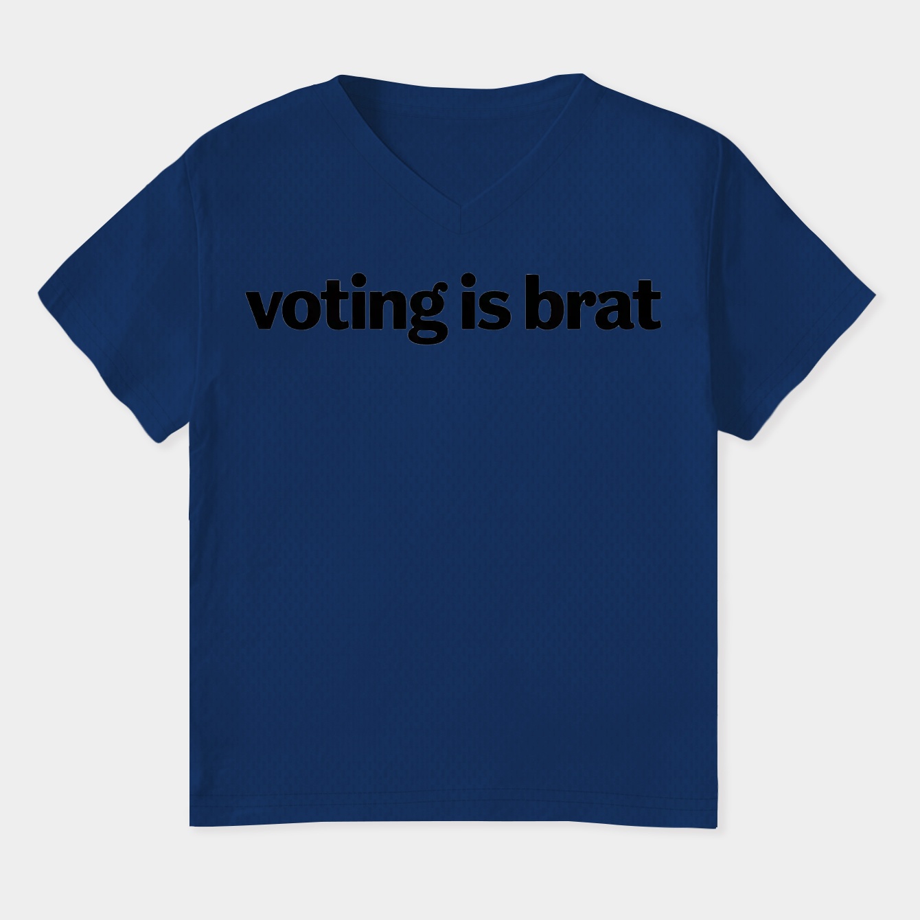 Voting is Brat Women's Plus Size V-Neck T-Shirt