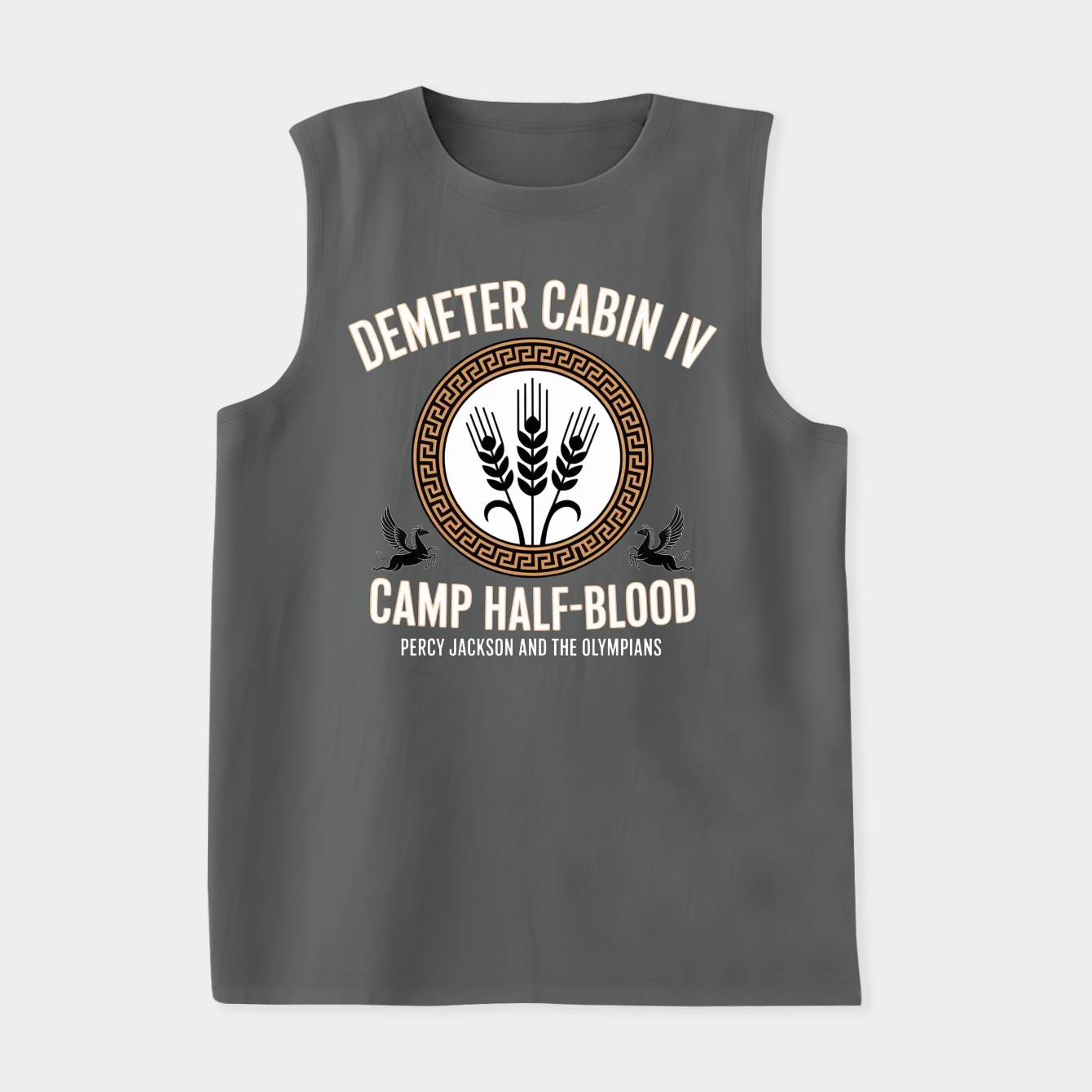 Percy Jackson And The Olympians Demeter Cabin Girls Tie-Dye Crop Women's Soft Tank Top