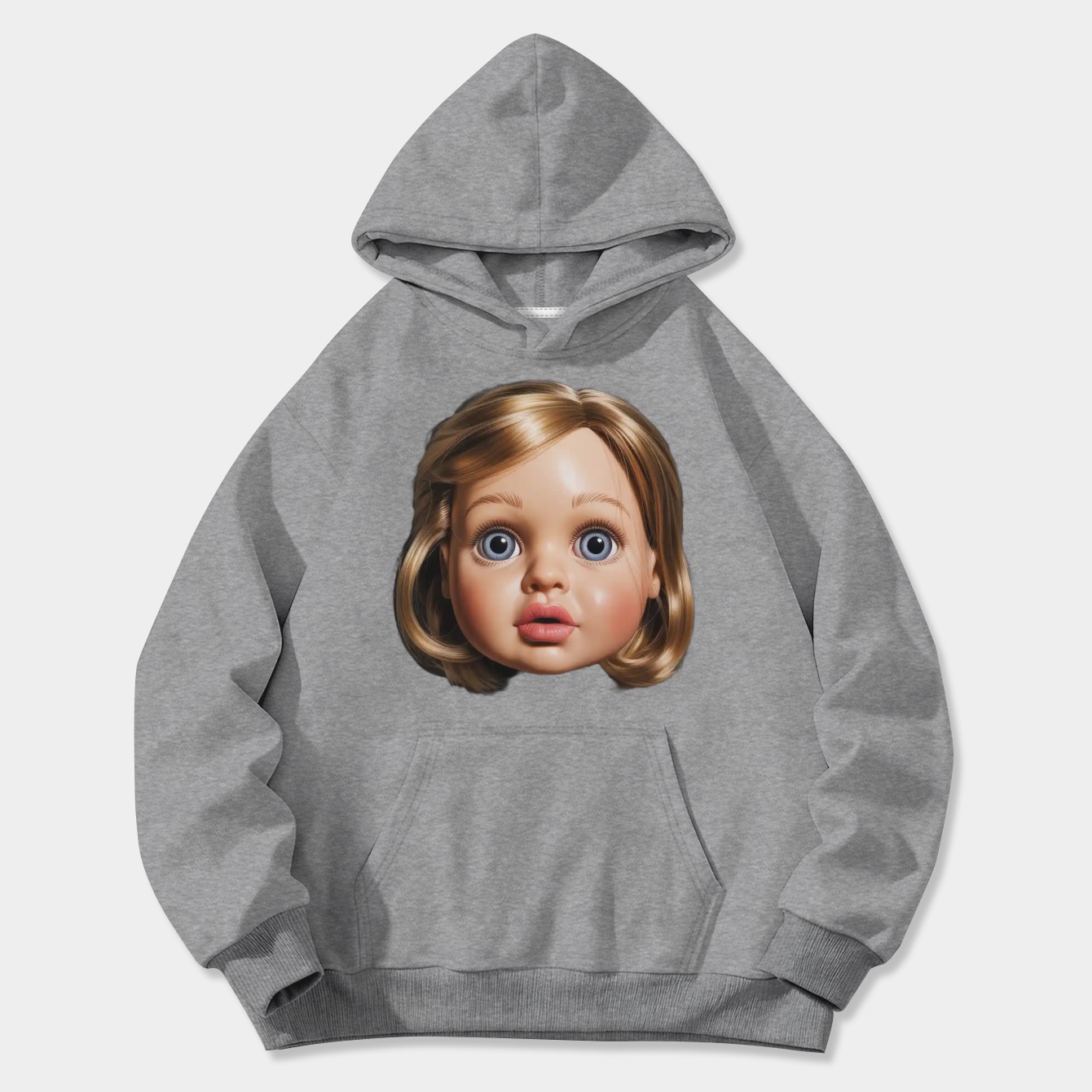 Disgusting Doll Face Women's Plus Size Hoodie