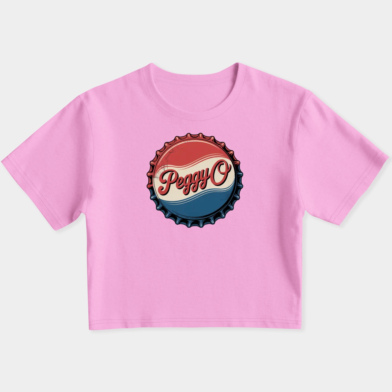 Peggy O Women's Slim Fit Baby Tee