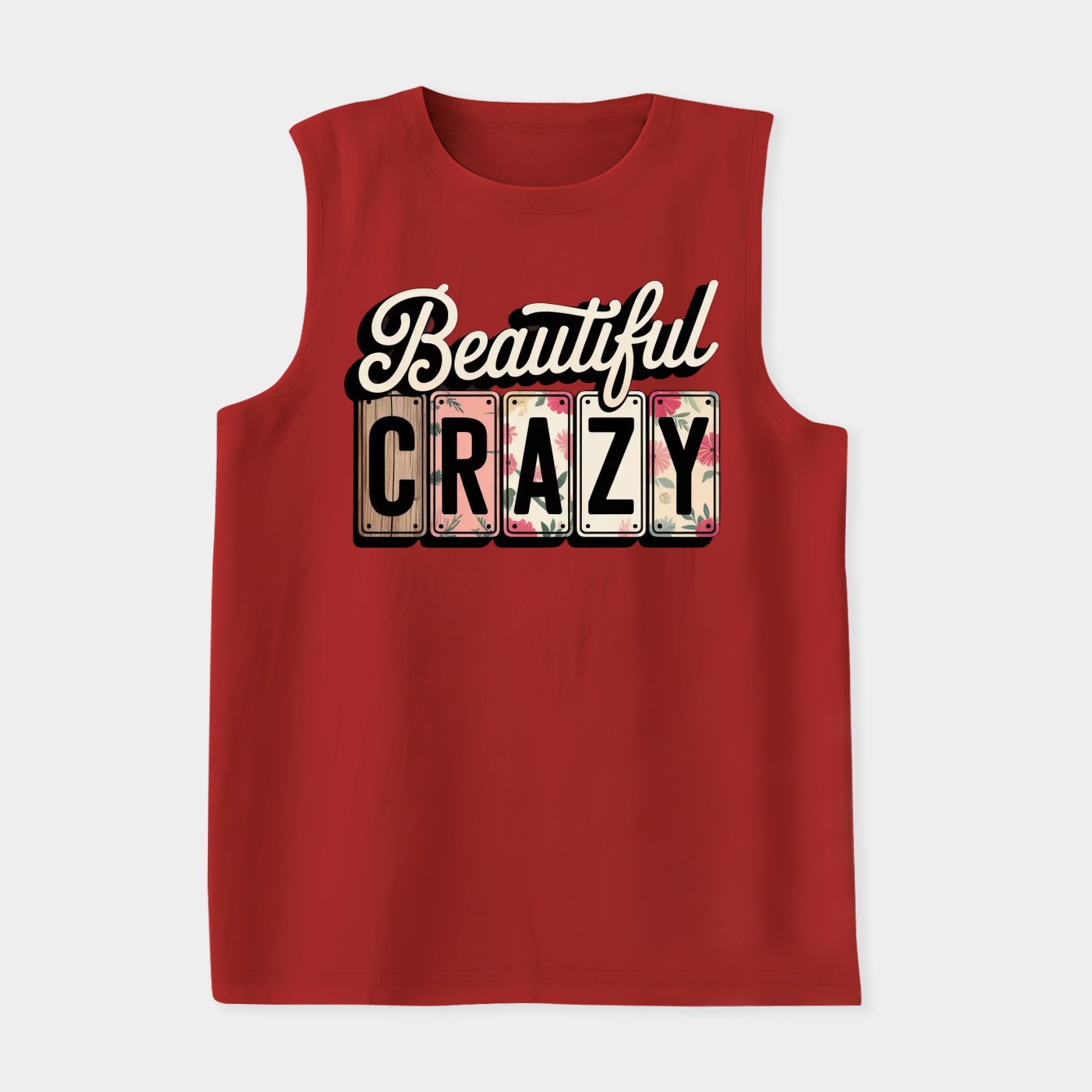 Beautiful Crazy Women's Soft Tank Top
