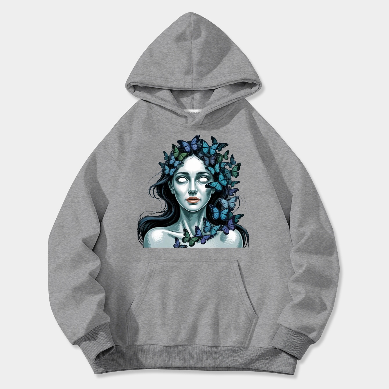 Bride Corpse Butterflies Women's Plus Size Hoodie