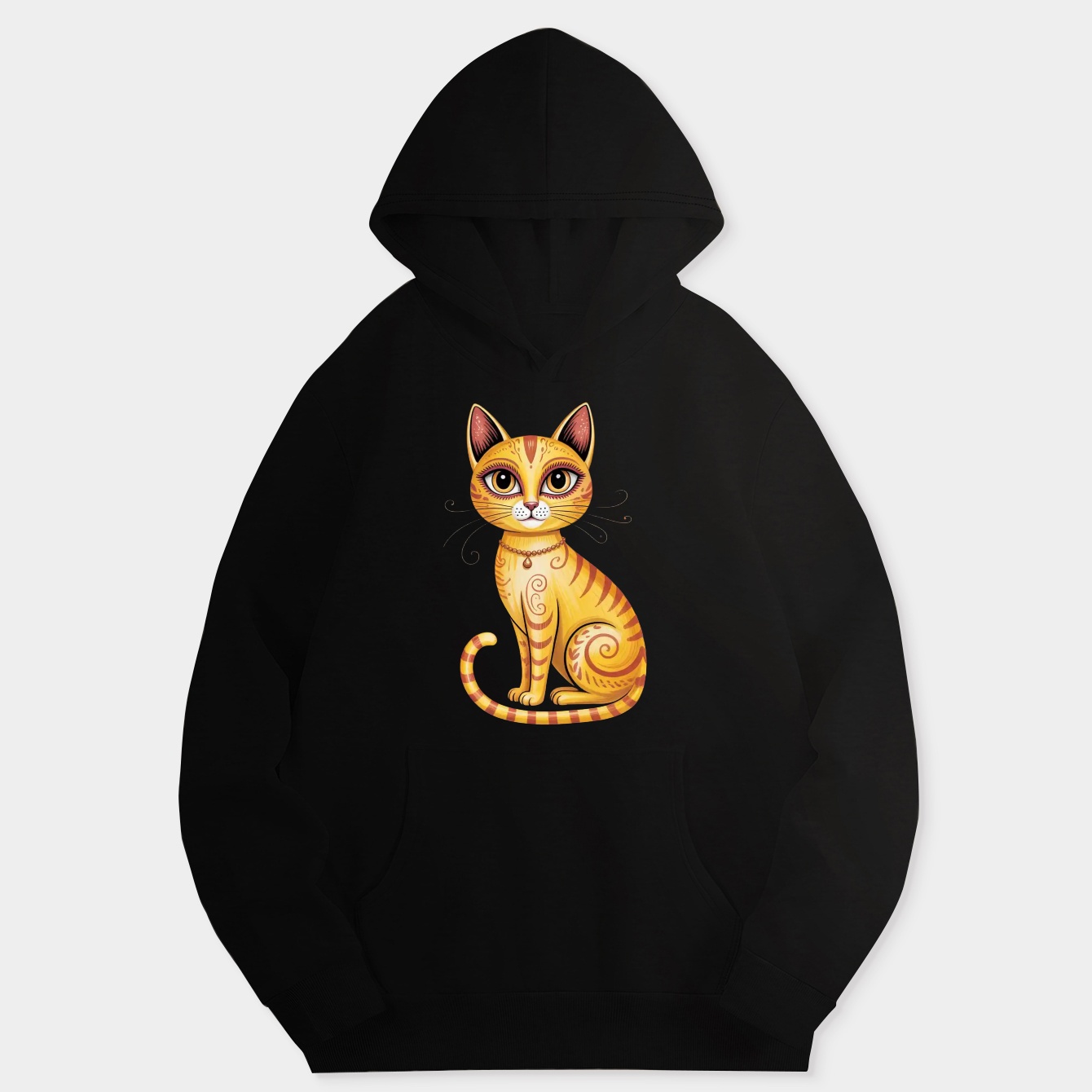 Yellow cat Women's Hoodie