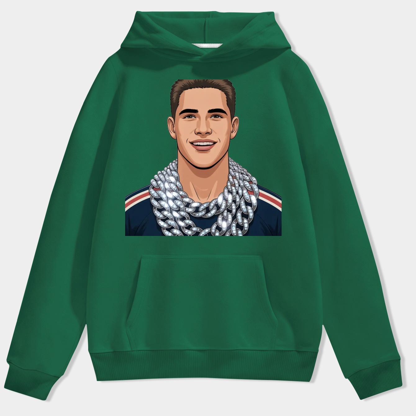 Iced out Drake Maye Men's Hoodie