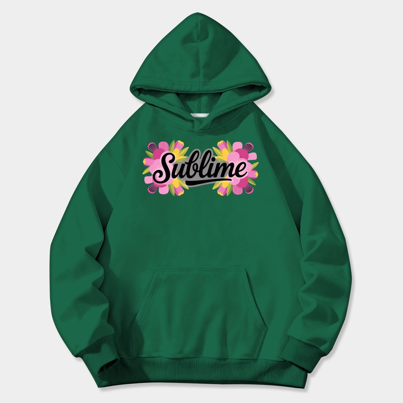 (I Am) Sublime Black Text Women's Plus Size Hoodie