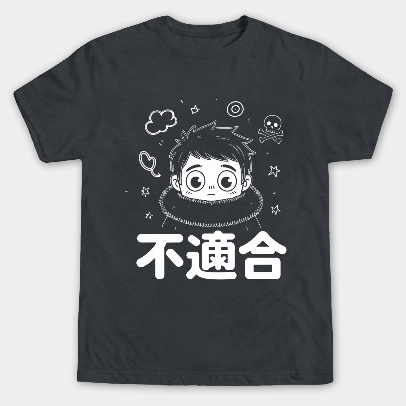 Misfit Outcast Expression Men's Big & Tall T-shirt